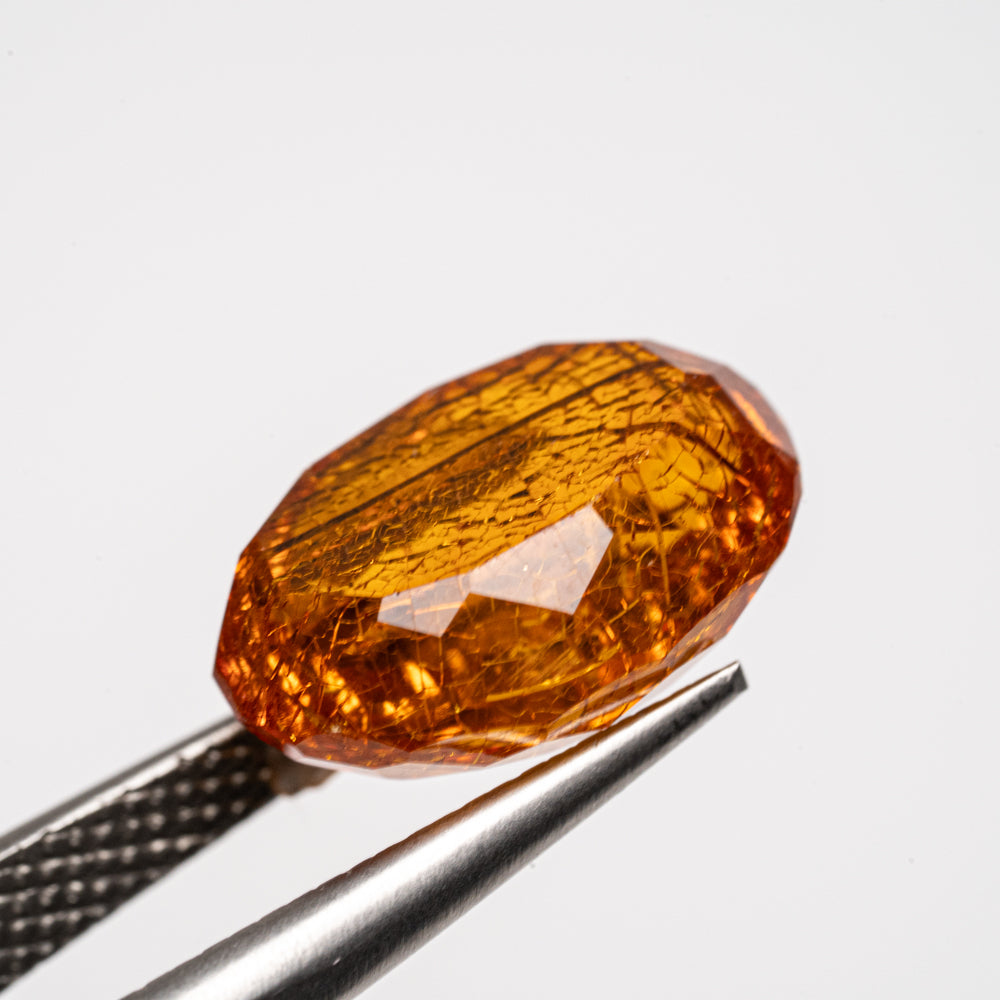 Amber Oval Cut Gemstone (3.5ct)