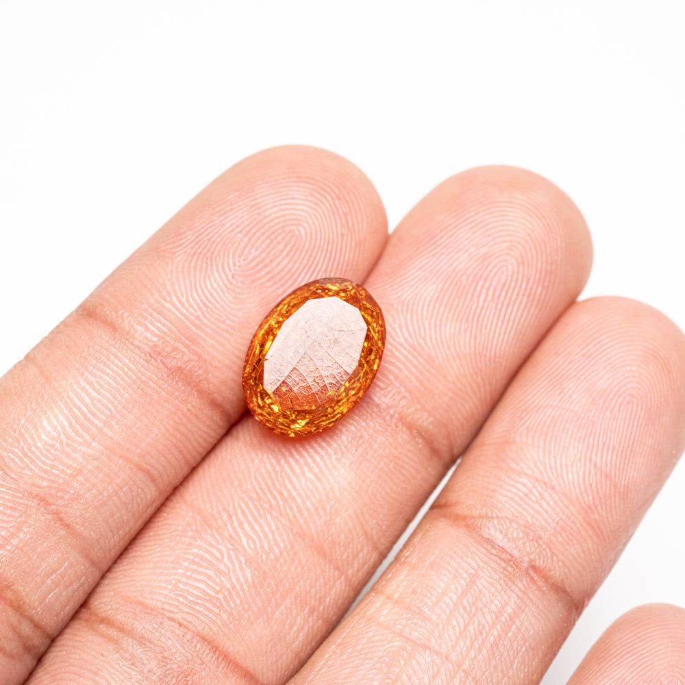 Amber Oval Cut Gemstone (3.5ct)