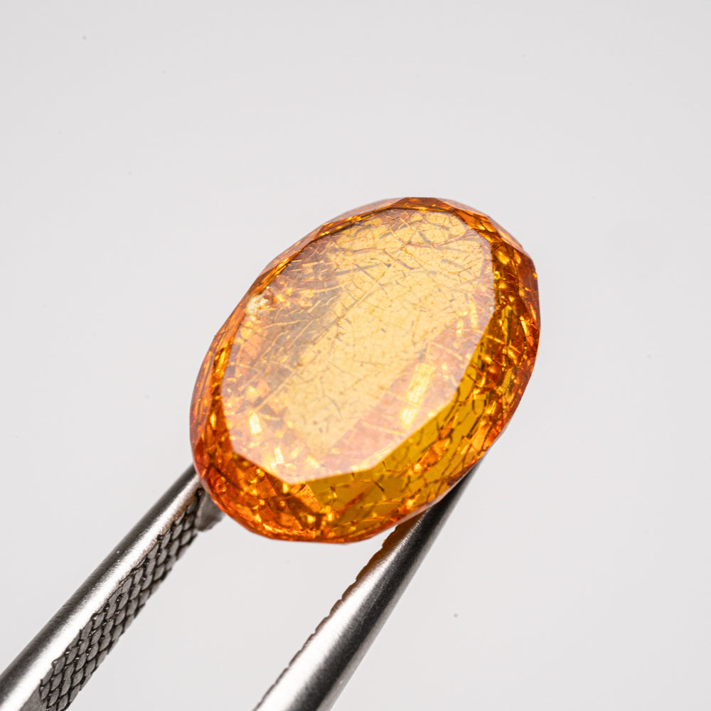 Amber Oval Cut Gemstone (3ct)