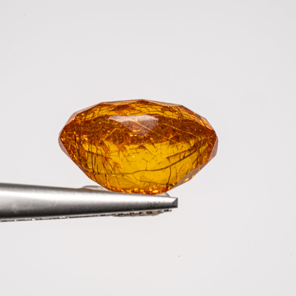 Amber Oval Cut Gemstone (3ct)