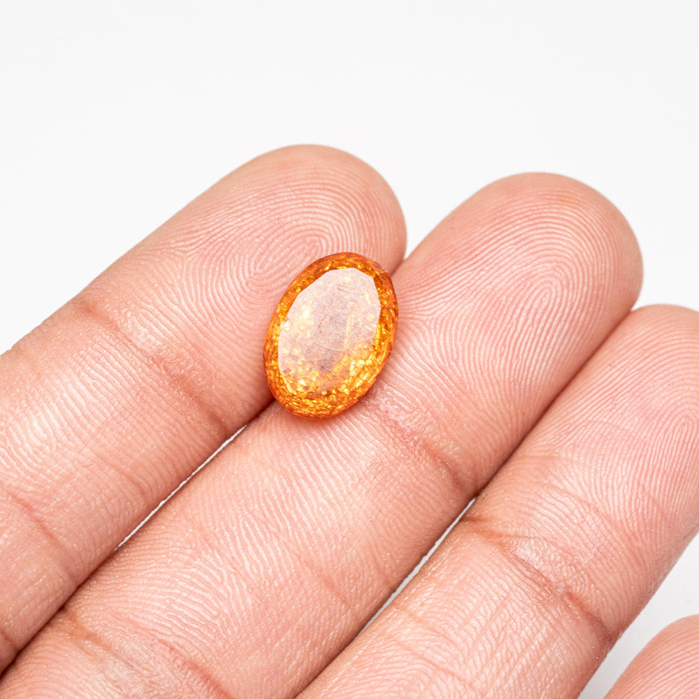 Amber Oval Cut Gemstone (3ct)