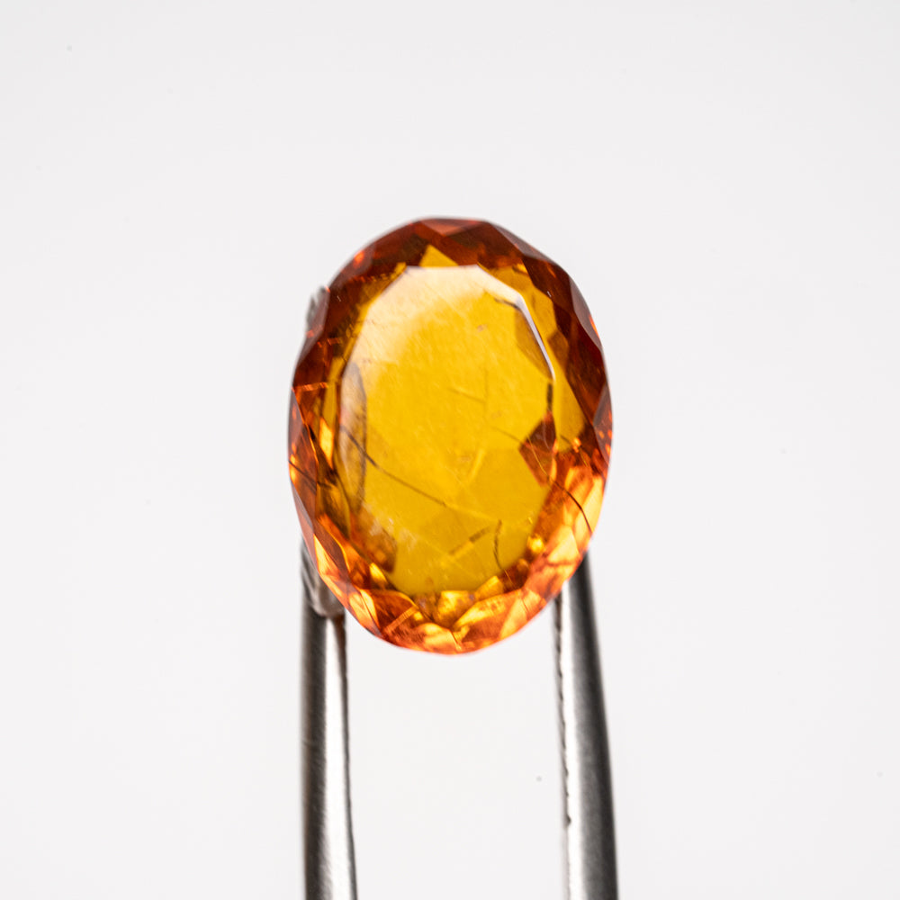 Amber Oval Cut Gemstone (3.2ct)