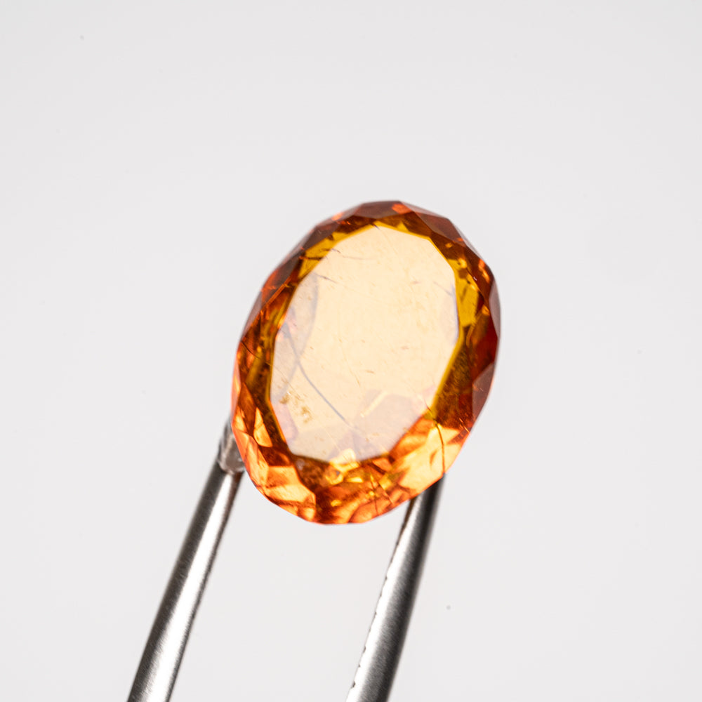 Amber Oval Cut Gemstone (3.2ct)