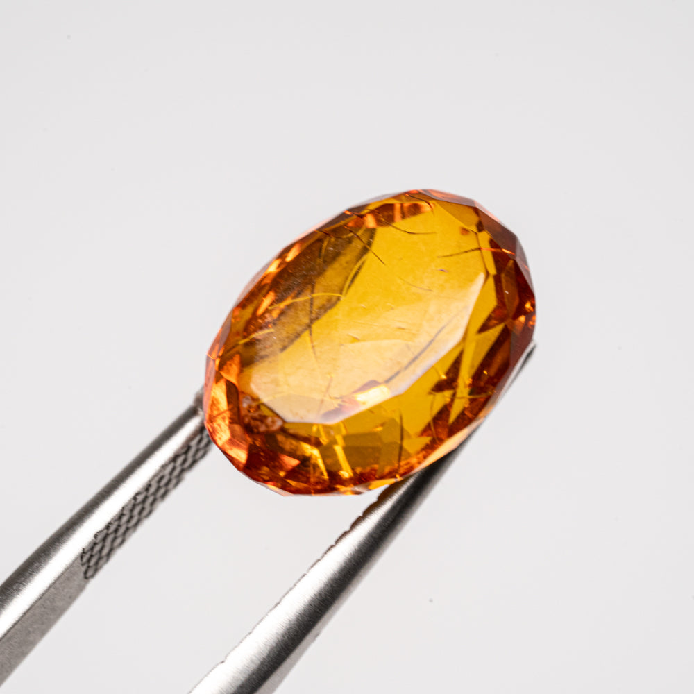 Amber Oval Cut Gemstone (3.2ct)