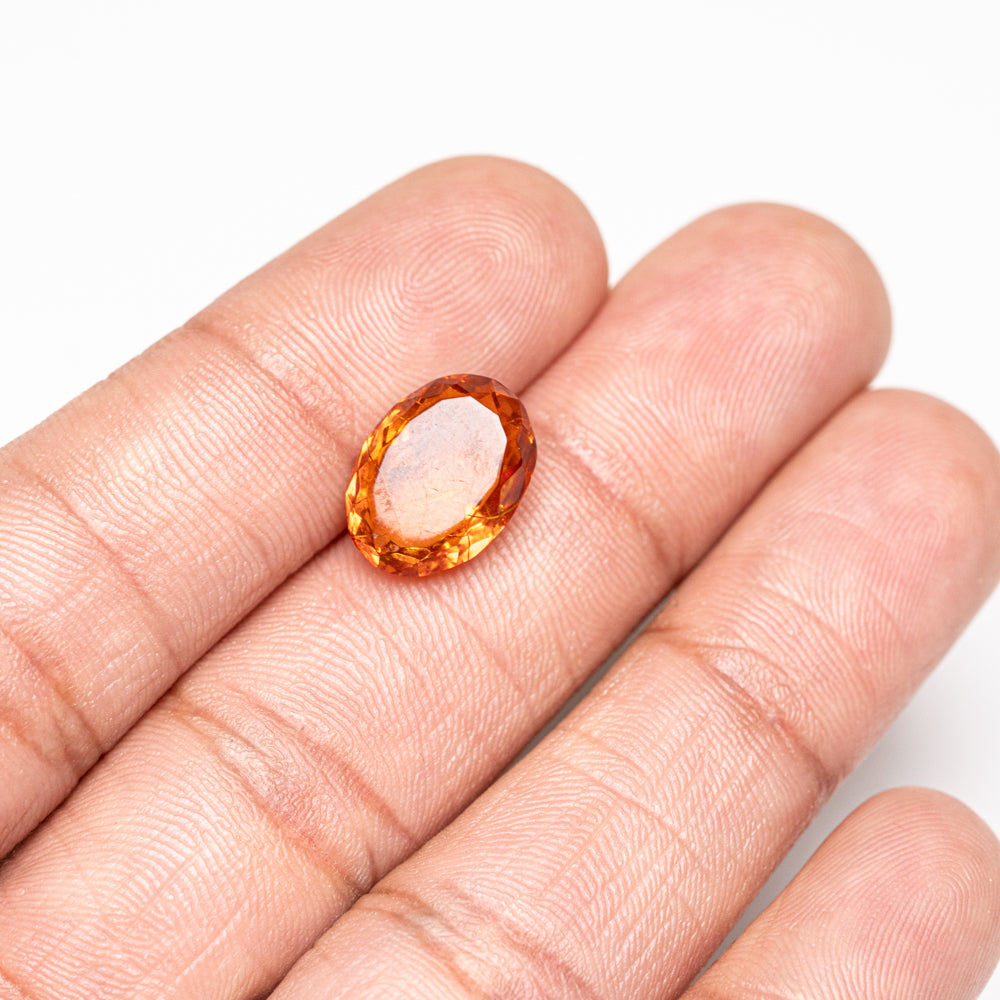 Amber Oval Cut Gemstone (3.2ct)