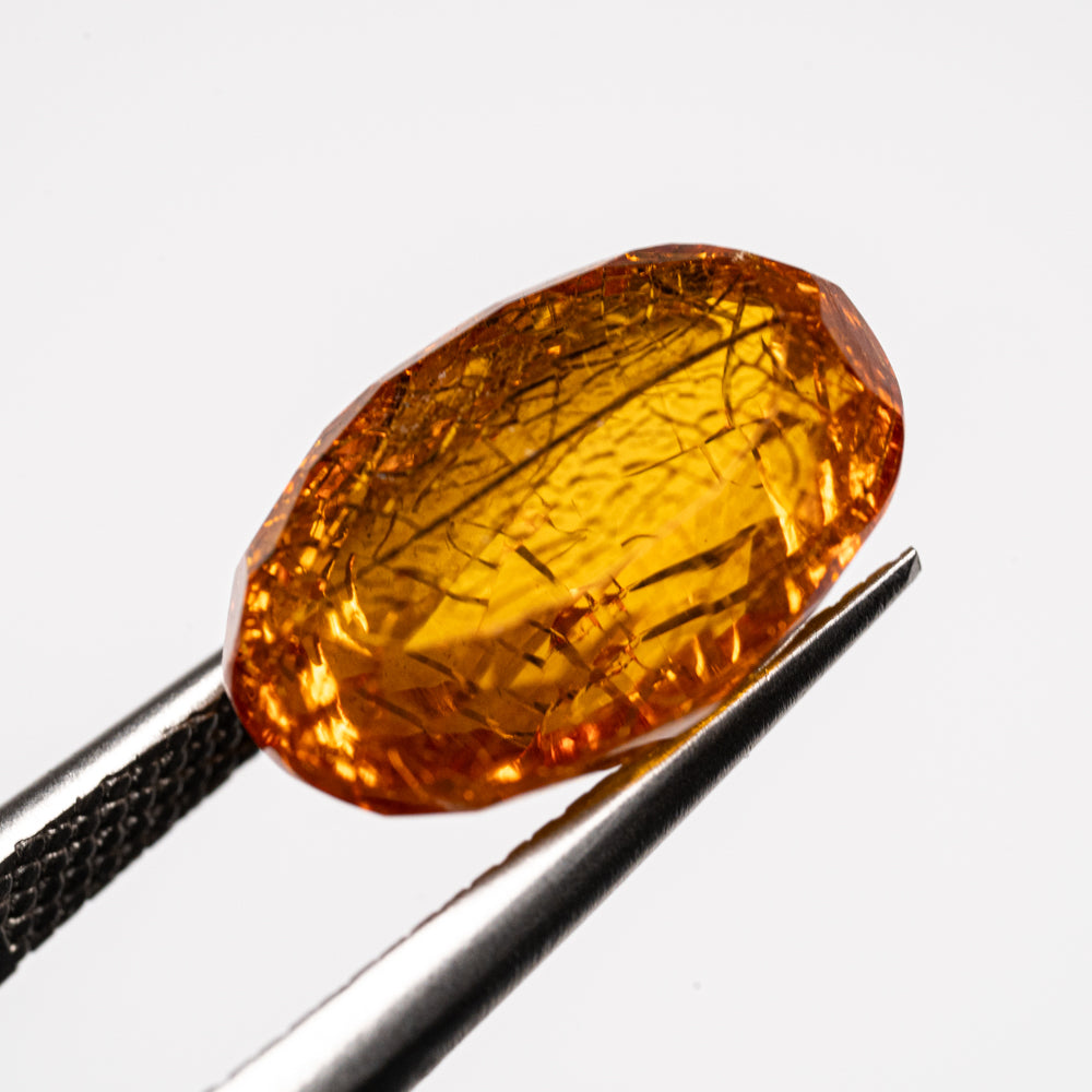 Amber Oval Cut Gemstone (3.3ct)