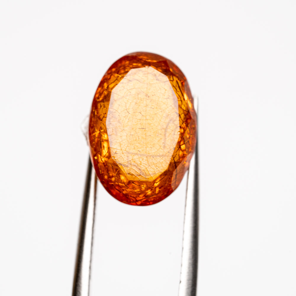 Amber Oval Cut Gemstone (3.1ct)