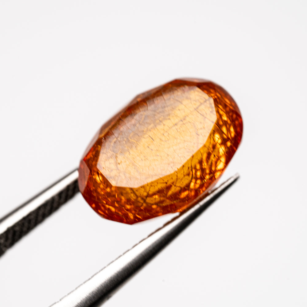 Amber Oval Cut Gemstone (3.1ct)