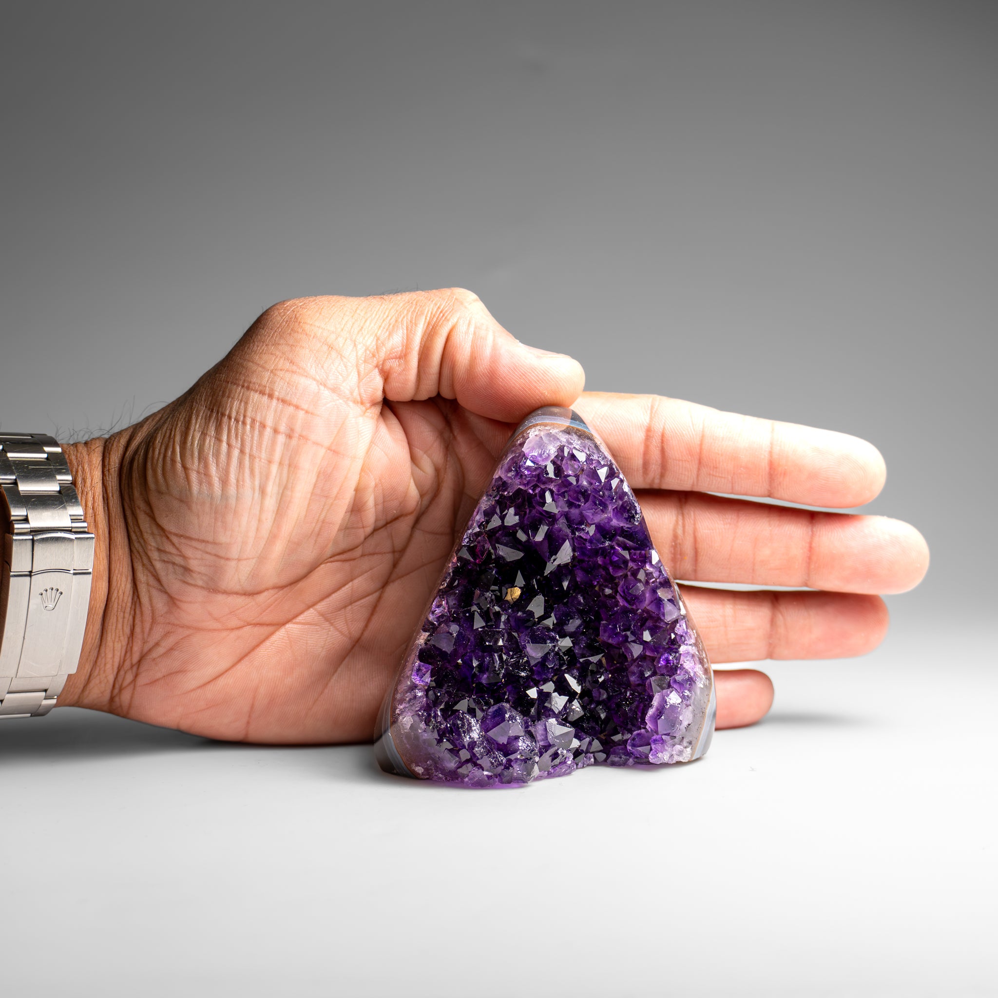 Genuine Amethyst Crystal Cluster from Brazil (310.6 grams)