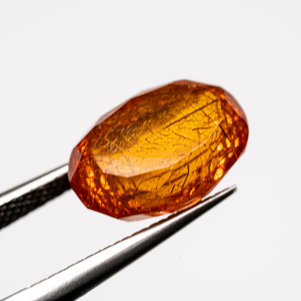 Amber Oval Cut Gemstone (3.1ct)