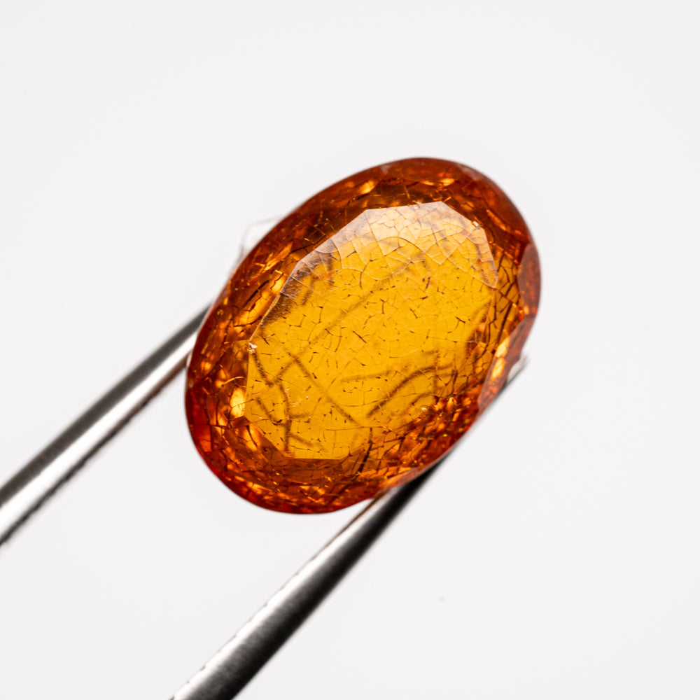 Amber Oval Cut Gemstone (3.1ct)