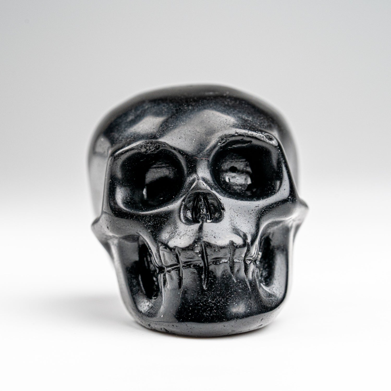 Polished Obsidian Skull Carving (111 grams)