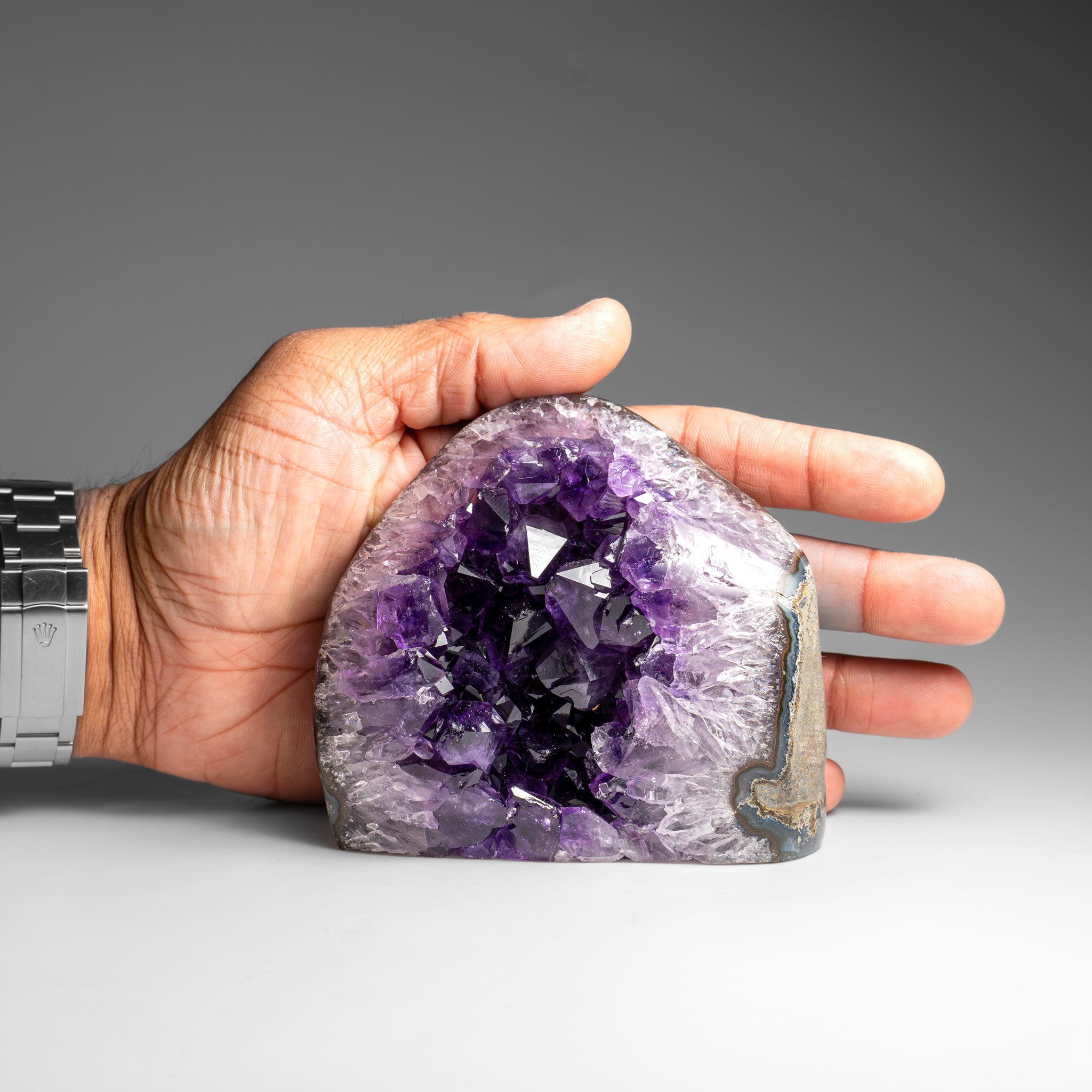 Genuine Amethyst Crystal Cluster from Brazil (1.4 lbs)