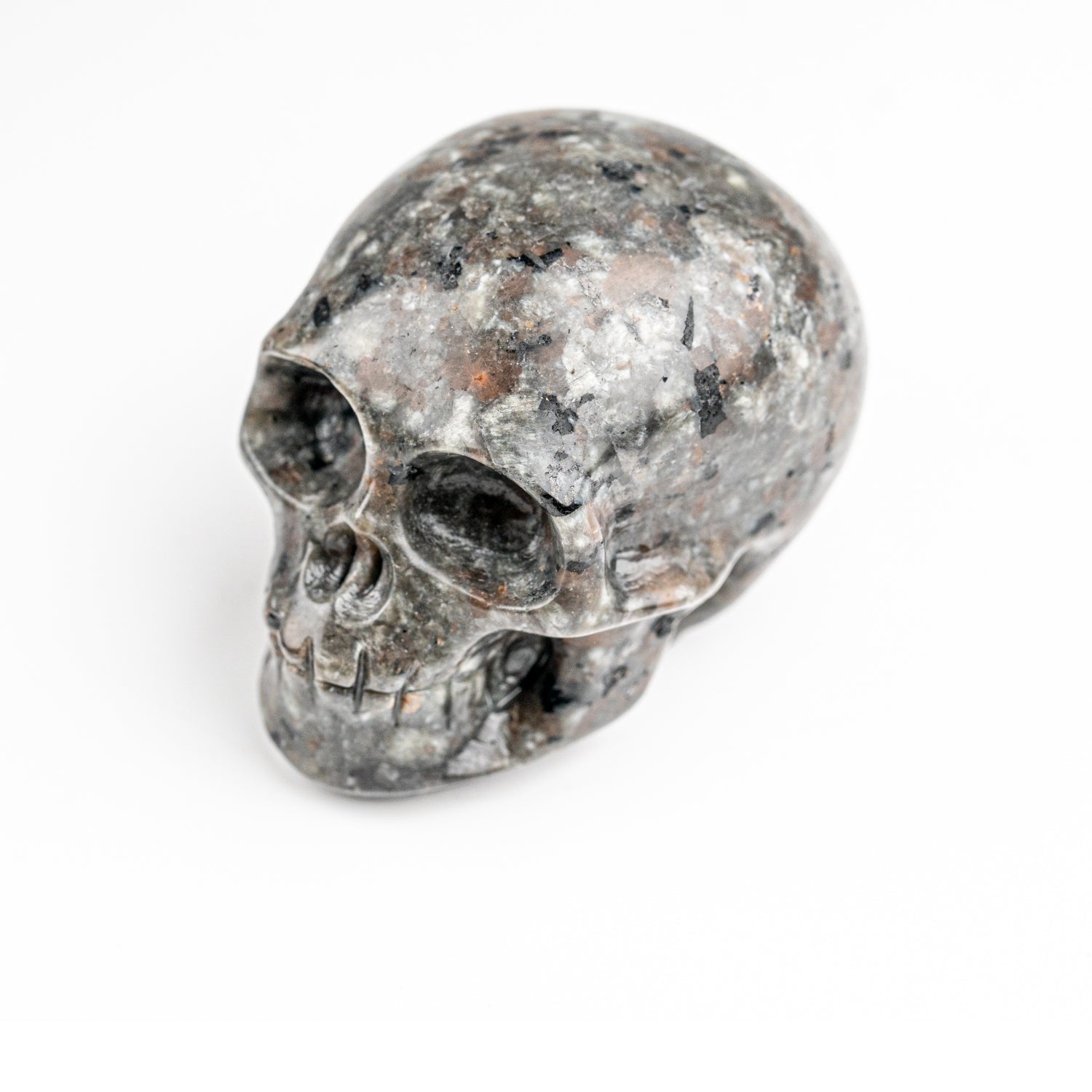 Polished Iolite Skull Carving (132.2 grams)