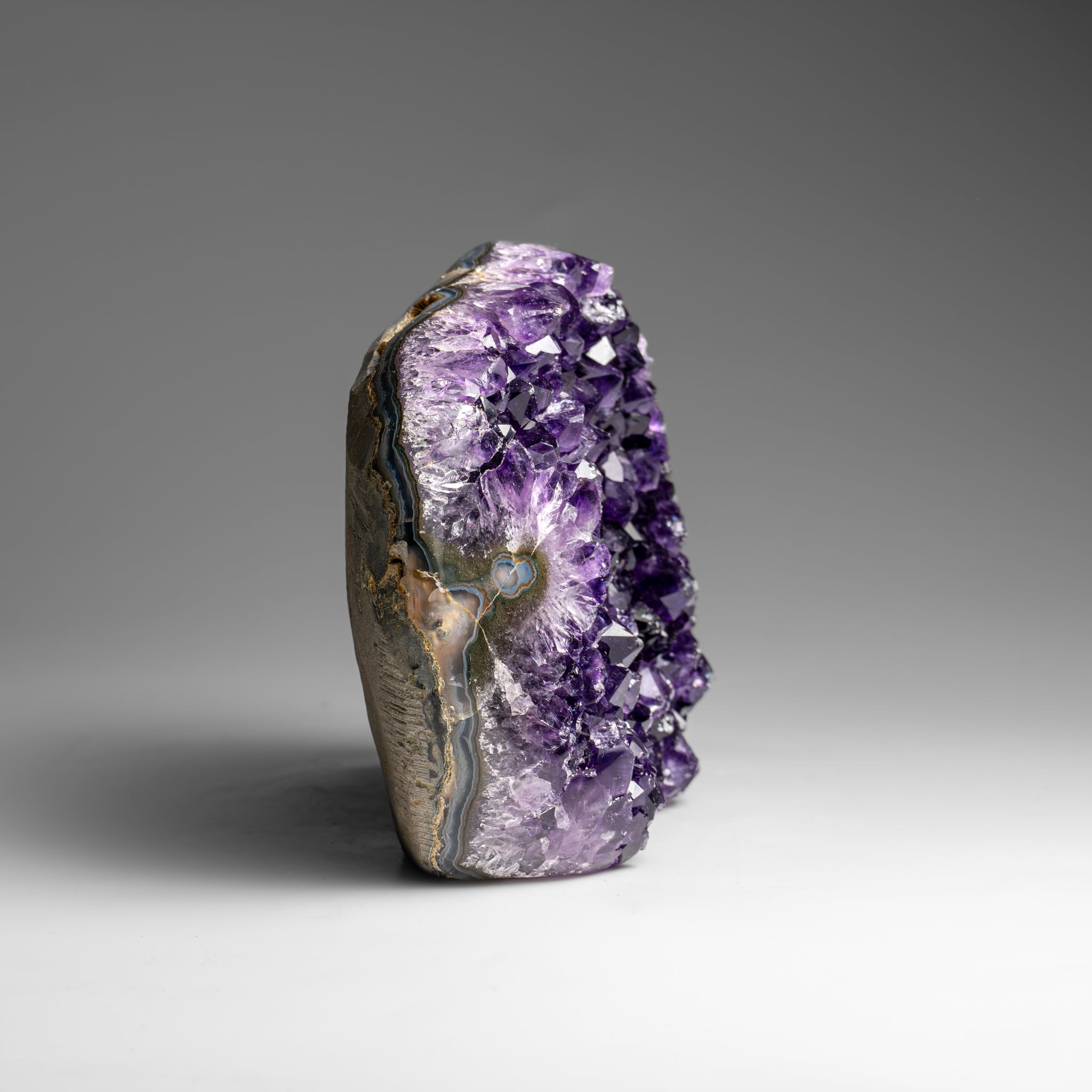 Genuine Amethyst Crystal Cluster from Brazil (1.9 lbs)