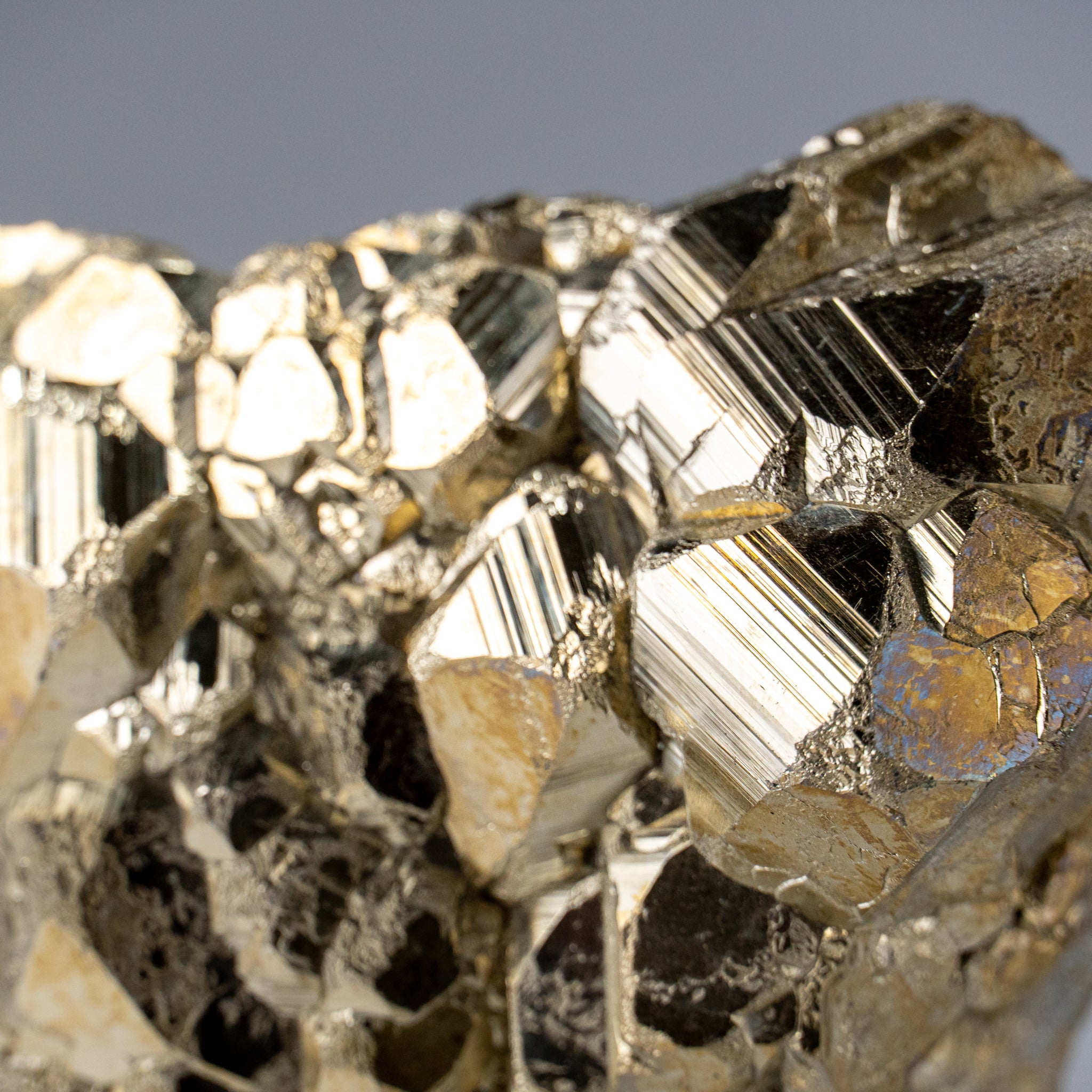 Pyrite Cluster from Huanuco Province, Peru (552.2 grams)
