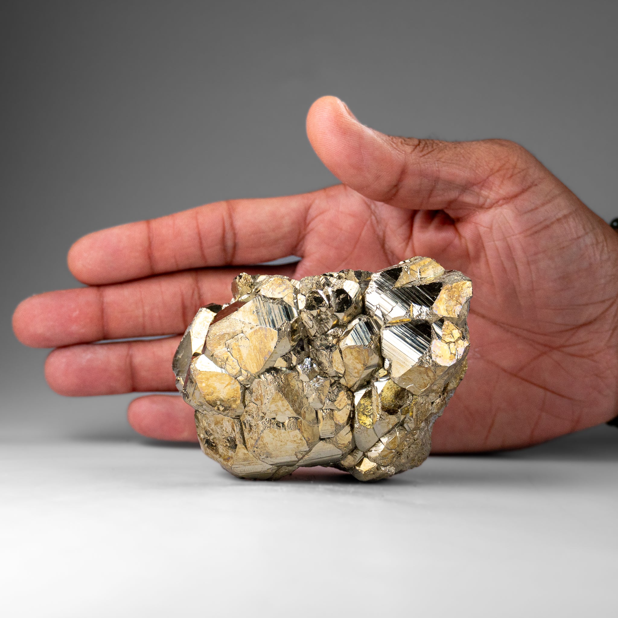 Pyrite Cluster from Huanuco Province, Peru (552.2 grams)
