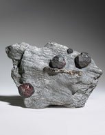 Garnet in Graphite from Erving, Franklin County, Massachusetts