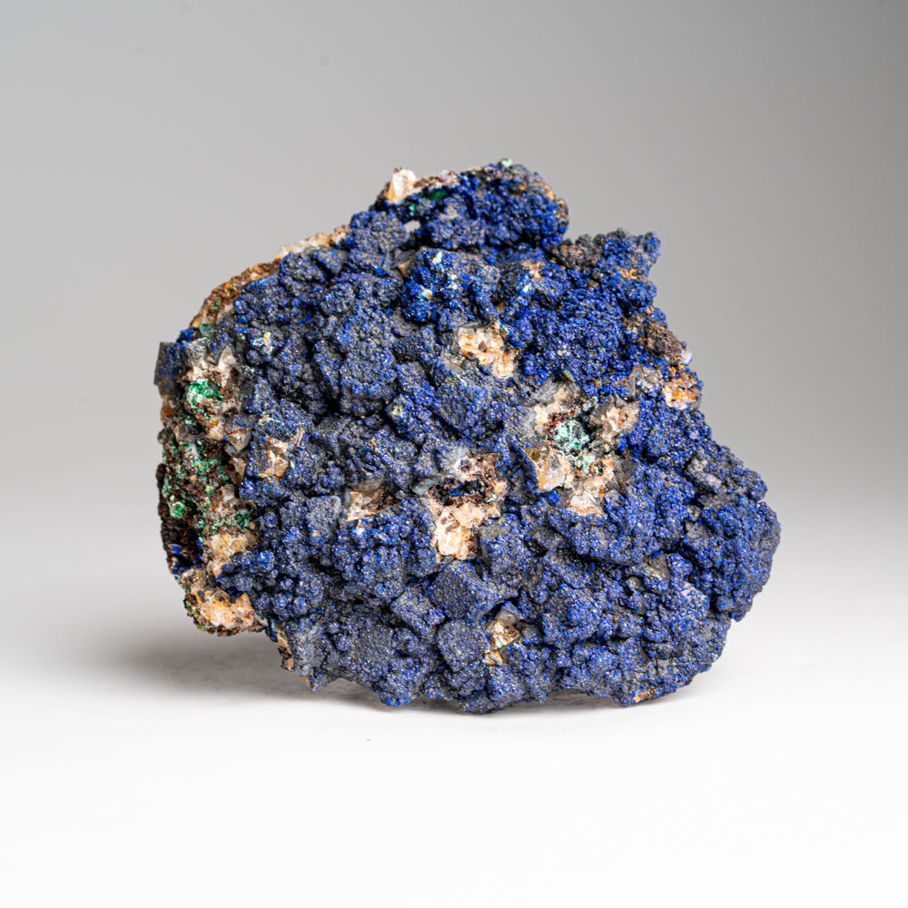 Azurite from Ahouli Mines, Aouli, Zeida-Aouli-Mibladen belt, Midelt Province, Morocco