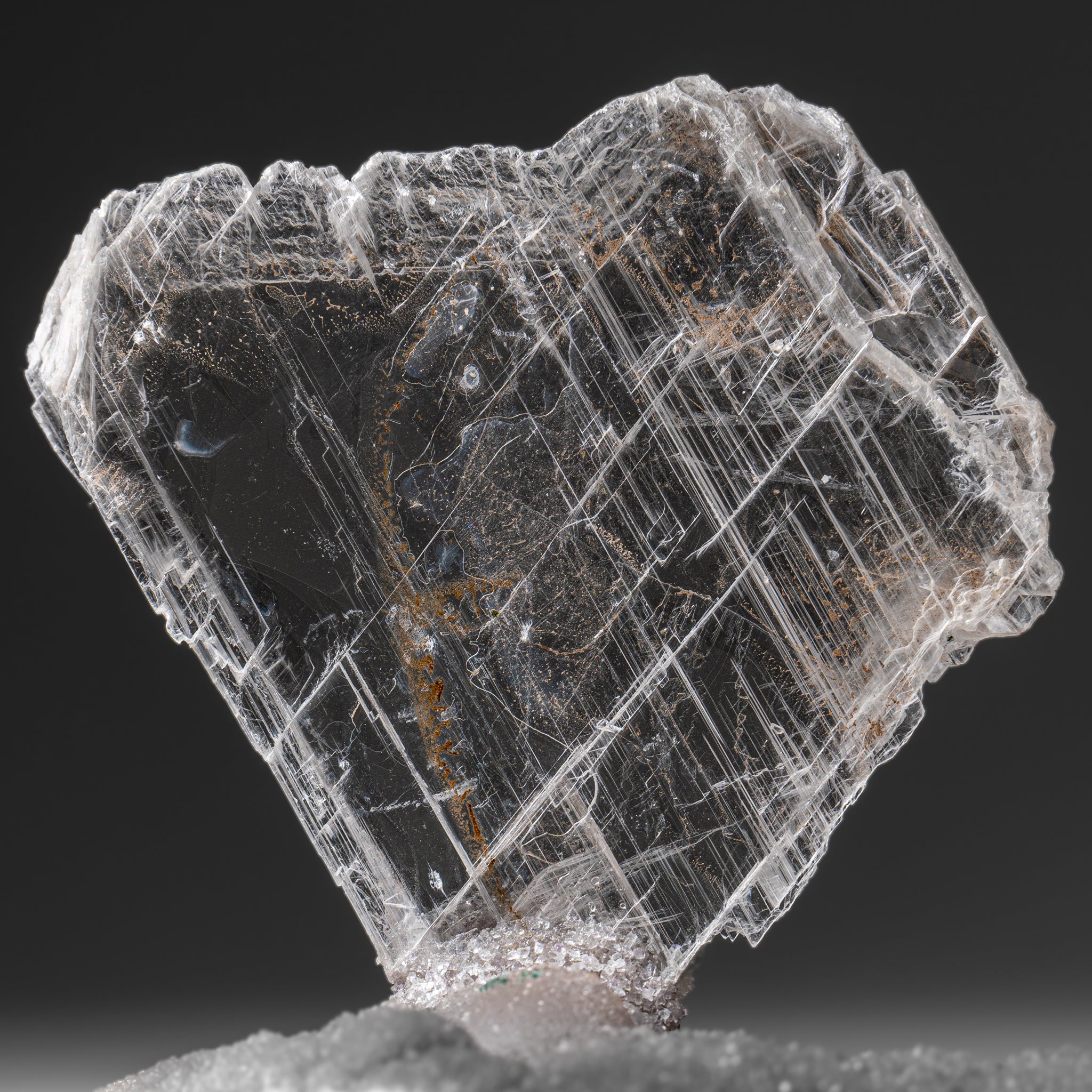 Gypsum Var. Selenite on Matrix from Rio Grande do Sul, Brazil (316.4 grams)