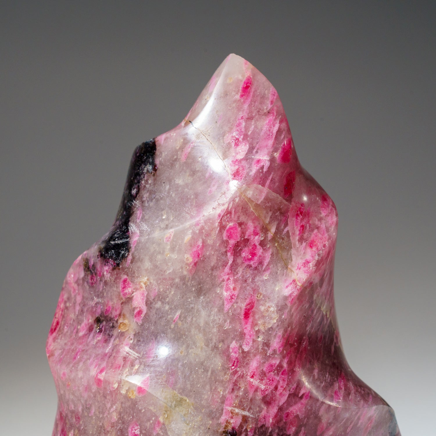 Polished Imperial Rhodonite Flame Freeform from Madagascar  (2 lbs)