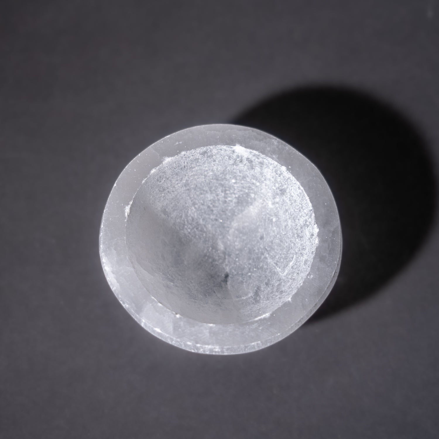 Genuine Selenite Polished Bowl (138.3 grams)