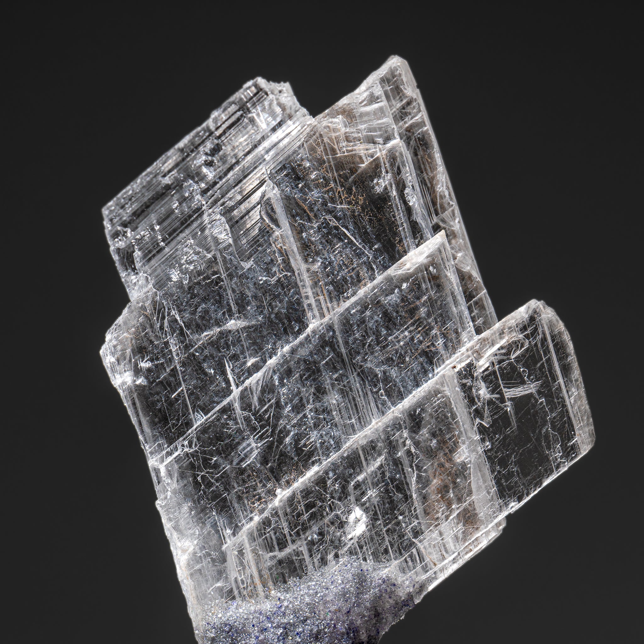 Gypsum Var. Selenite on Matrix from Rio Grande do Sul, Brazil (524.5 grams)