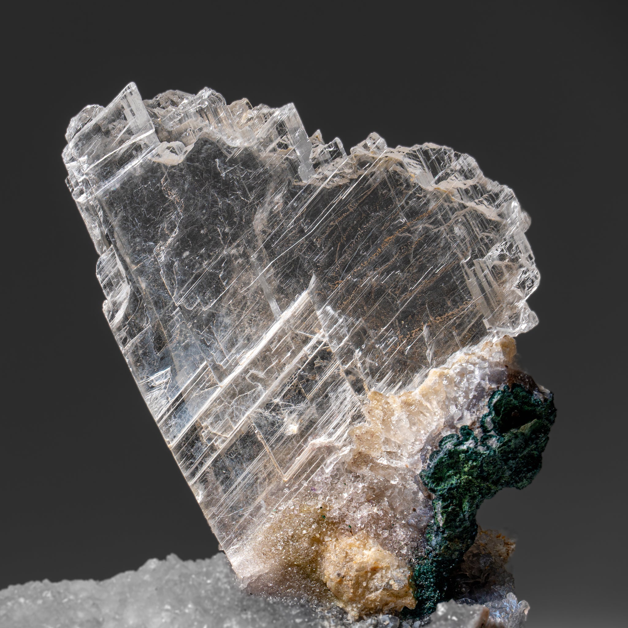 Gypsum Var. Selenite on Matrix from Rio Grande do Sul, Brazil (1.5 lbs)