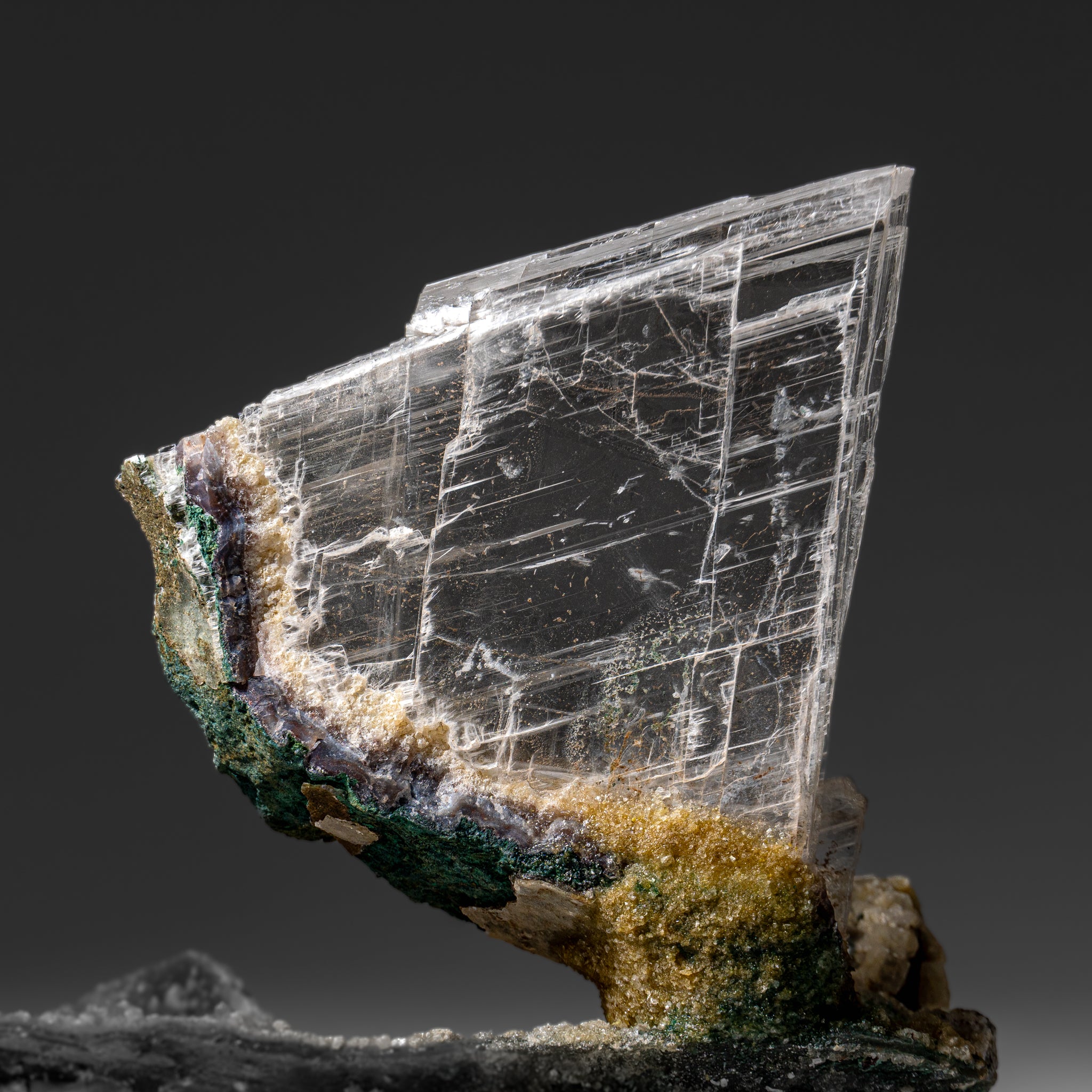 Gypsum Var. Selenite on Matrix from Rio Grande do Sul, Brazil (2 lbs)