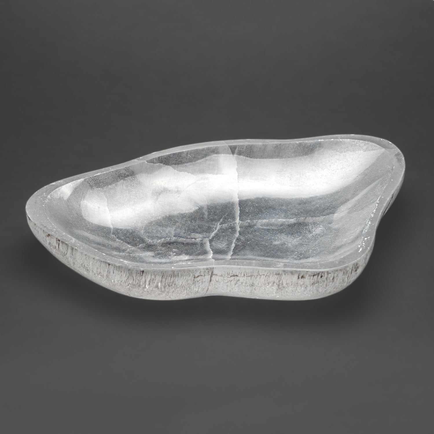 Genuine Polished Selenite Bowl Oblong (4 lbs)