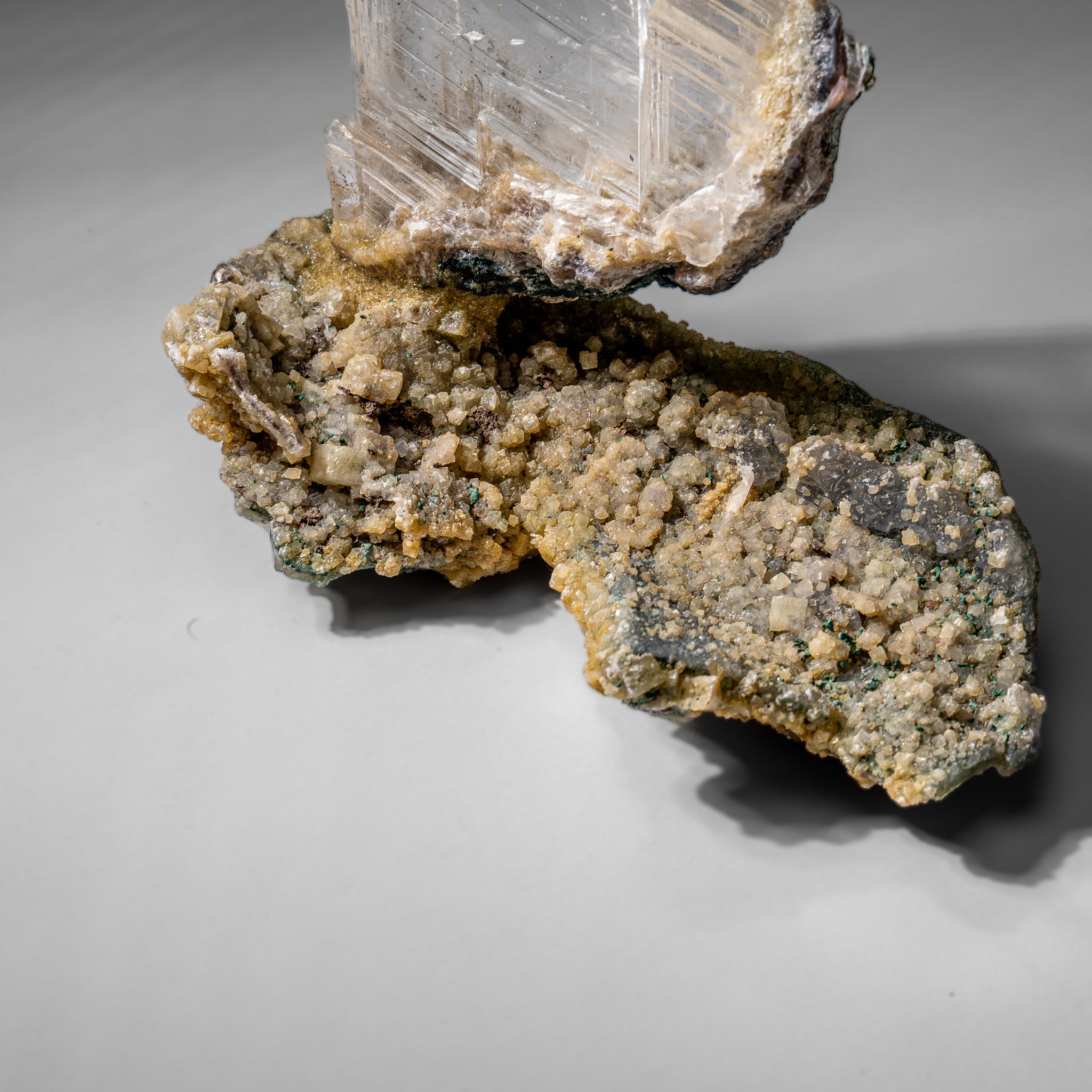 Gypsum Var. Selenite on Matrix from Rio Grande do Sul, Brazil (2 lbs)