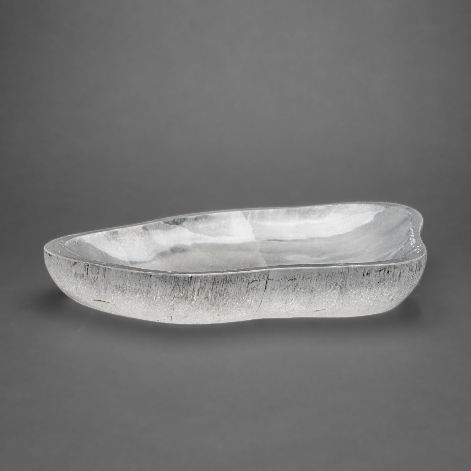 Genuine Polished Selenite Bowl Oblong (4 lbs)