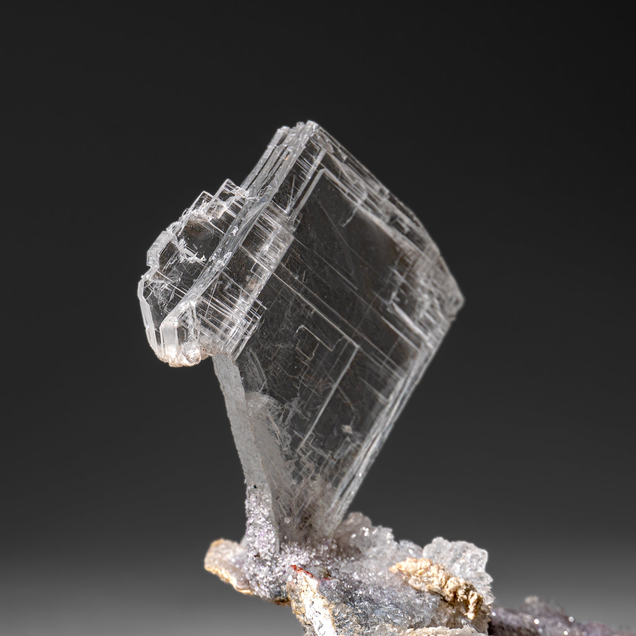 Gypsum Var. Selenite on Matrix from Rio Grande do Sul, Brazil (1.6 lbs)