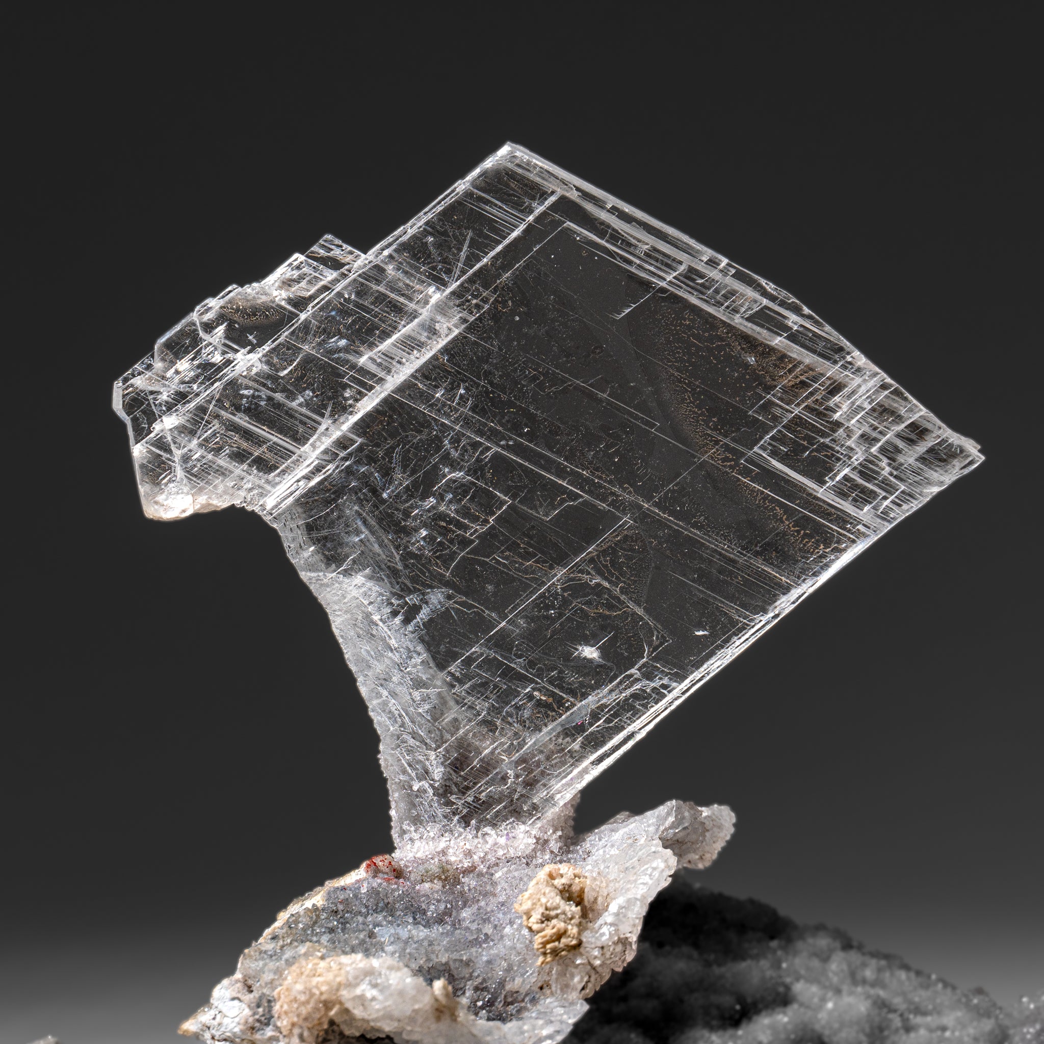 Gypsum Var. Selenite on Matrix from Rio Grande do Sul, Brazil (1.6 lbs)