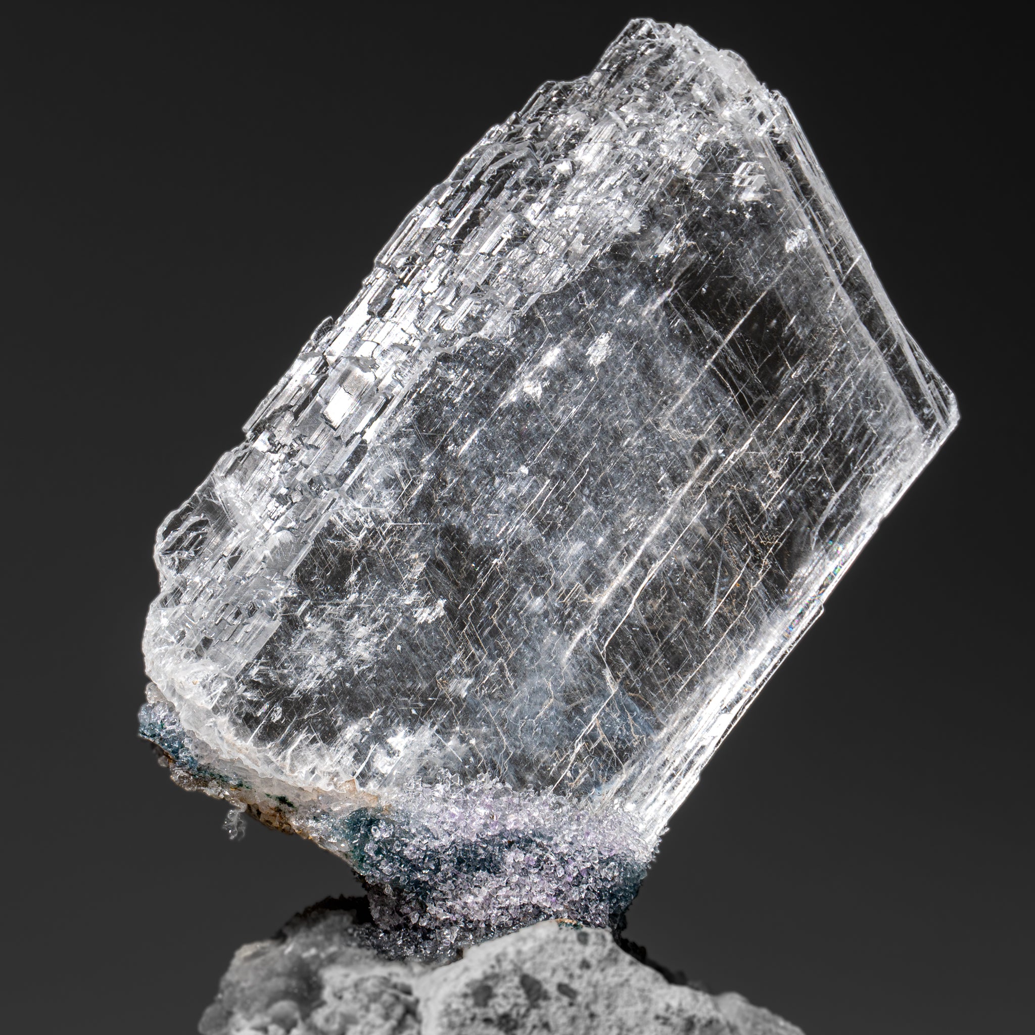 Gypsum Var. Selenite on Matrix from Rio Grande do Sul, Brazil (2.45 lbs)