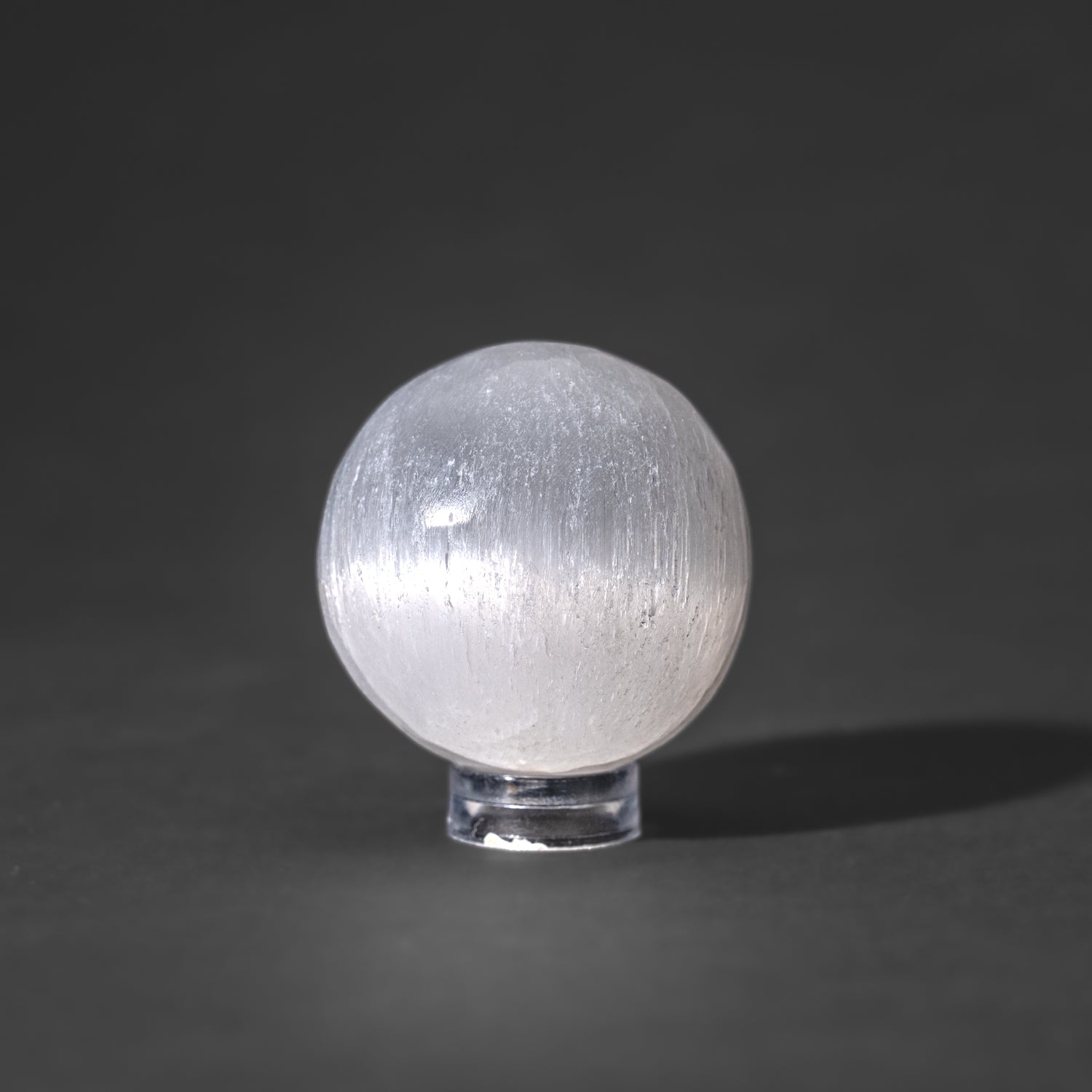 Genuine Polished Cats Eye Selenite (1.25") Small Sphere