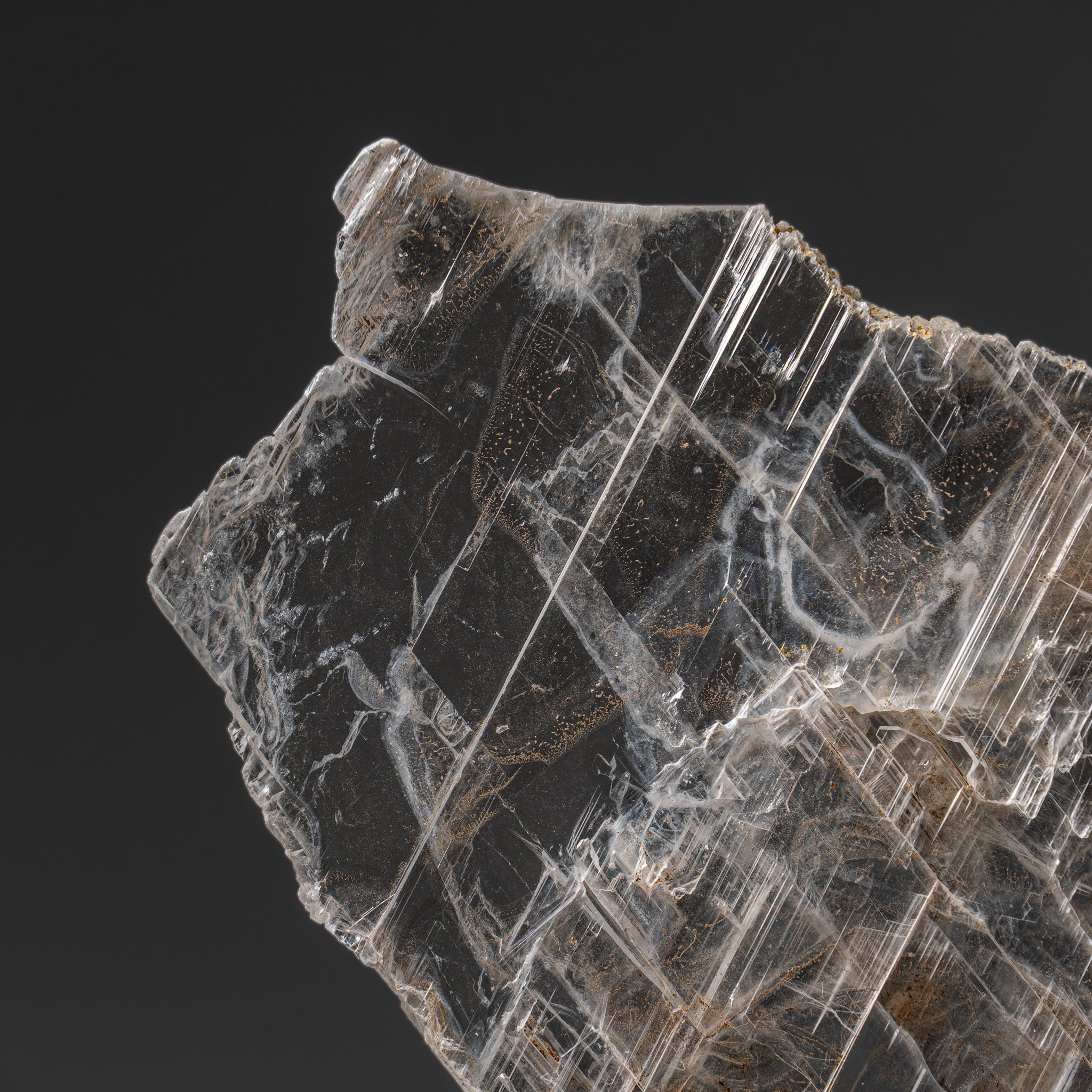 Gypsum Var. Selenite on Matrix from Rio Grande do Sul, Brazil (2.4 lbs)