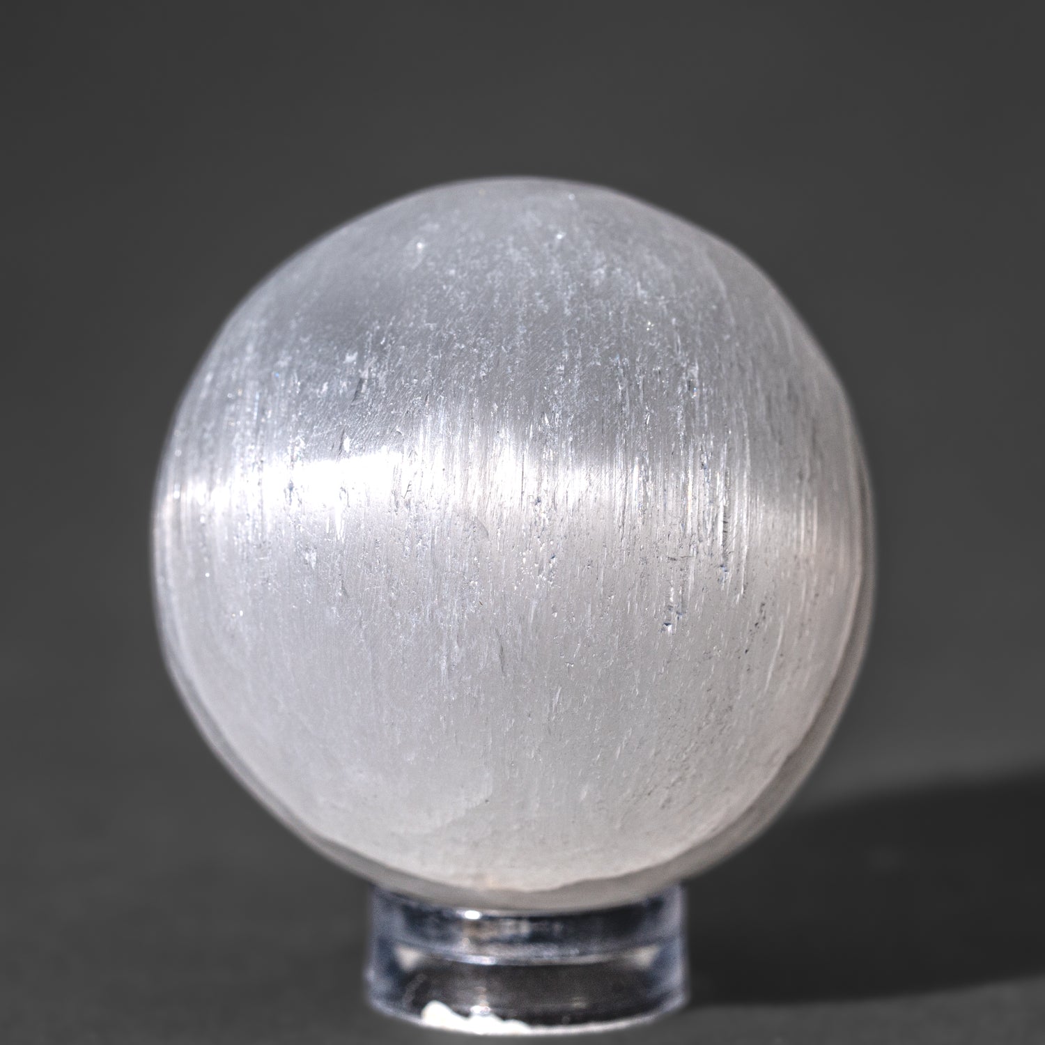 Genuine Polished Cats Eye Selenite (1.25") Small Sphere