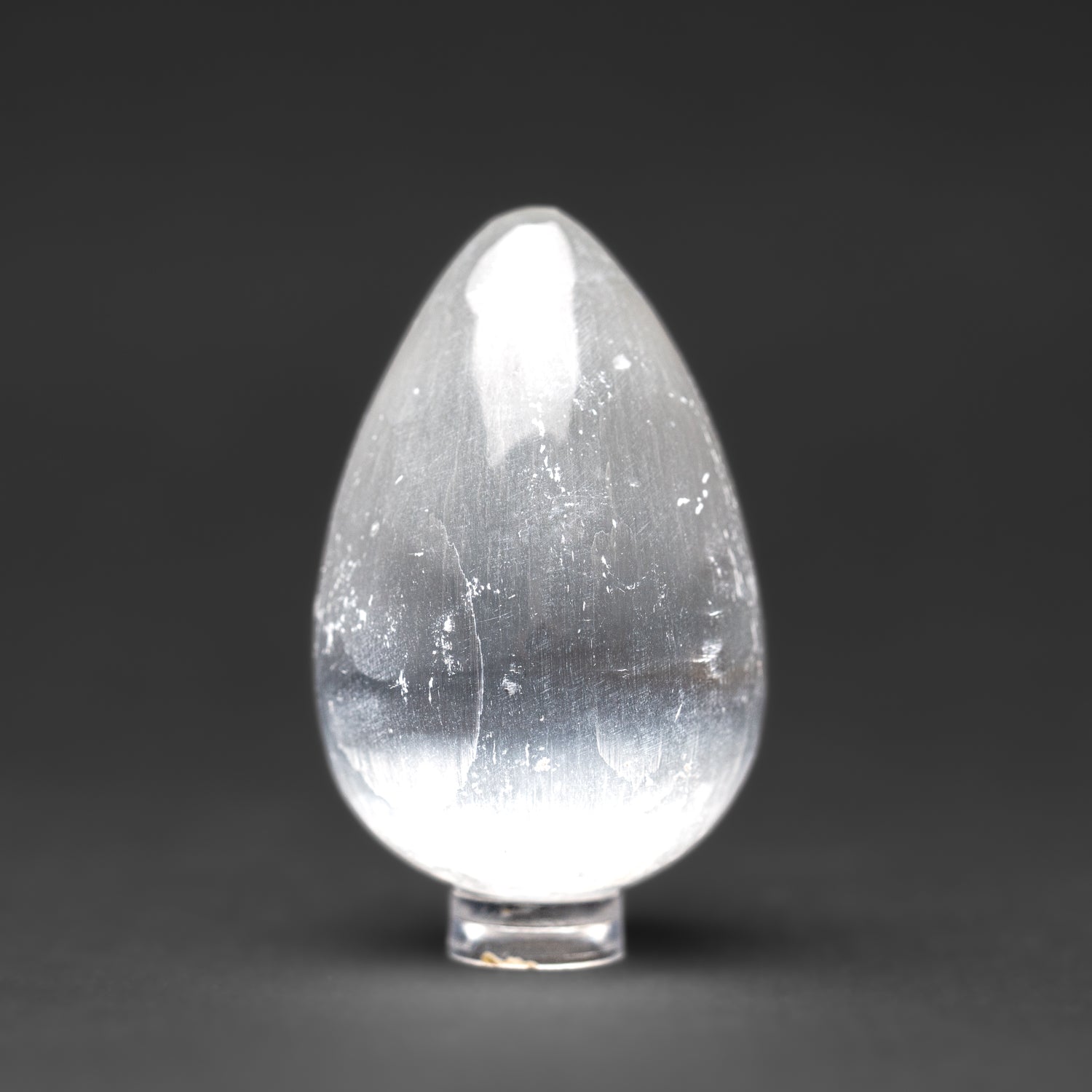 Genuine Polished Cats Eye Selenite Small Egg