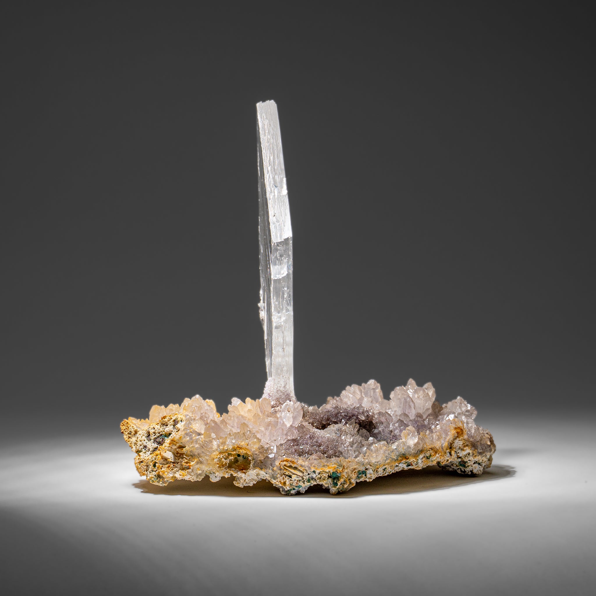 Gypsum Var. Selenite on Matrix from Rio Grande do Sul, Brazil (2 lbs)