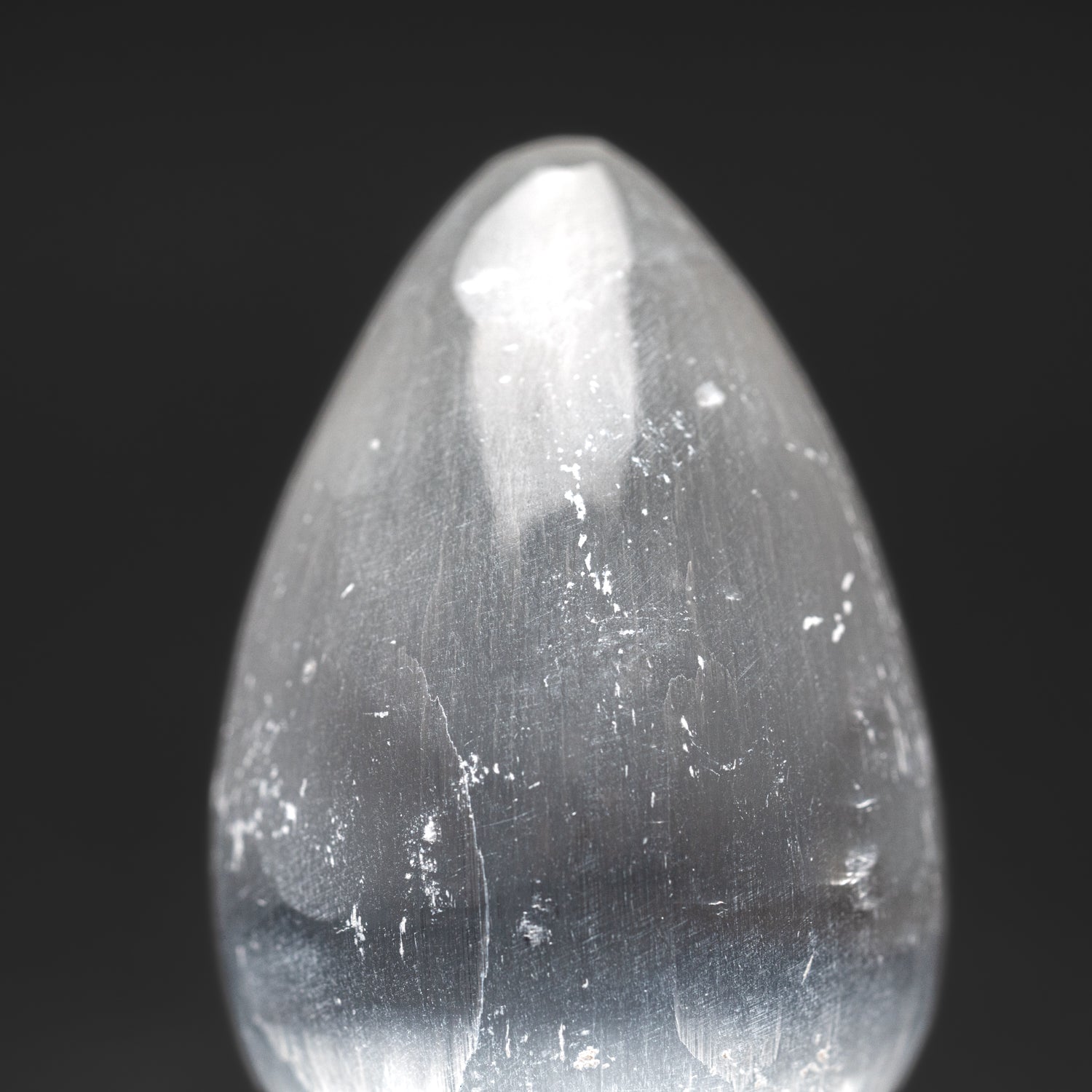 Genuine Polished Cats Eye Selenite Small Egg