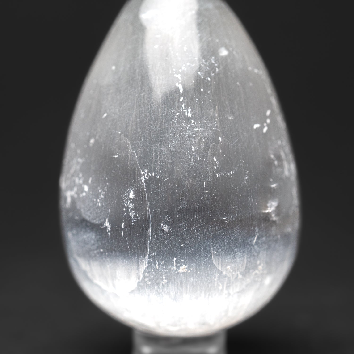 Genuine Polished Cats Eye Selenite Small Egg