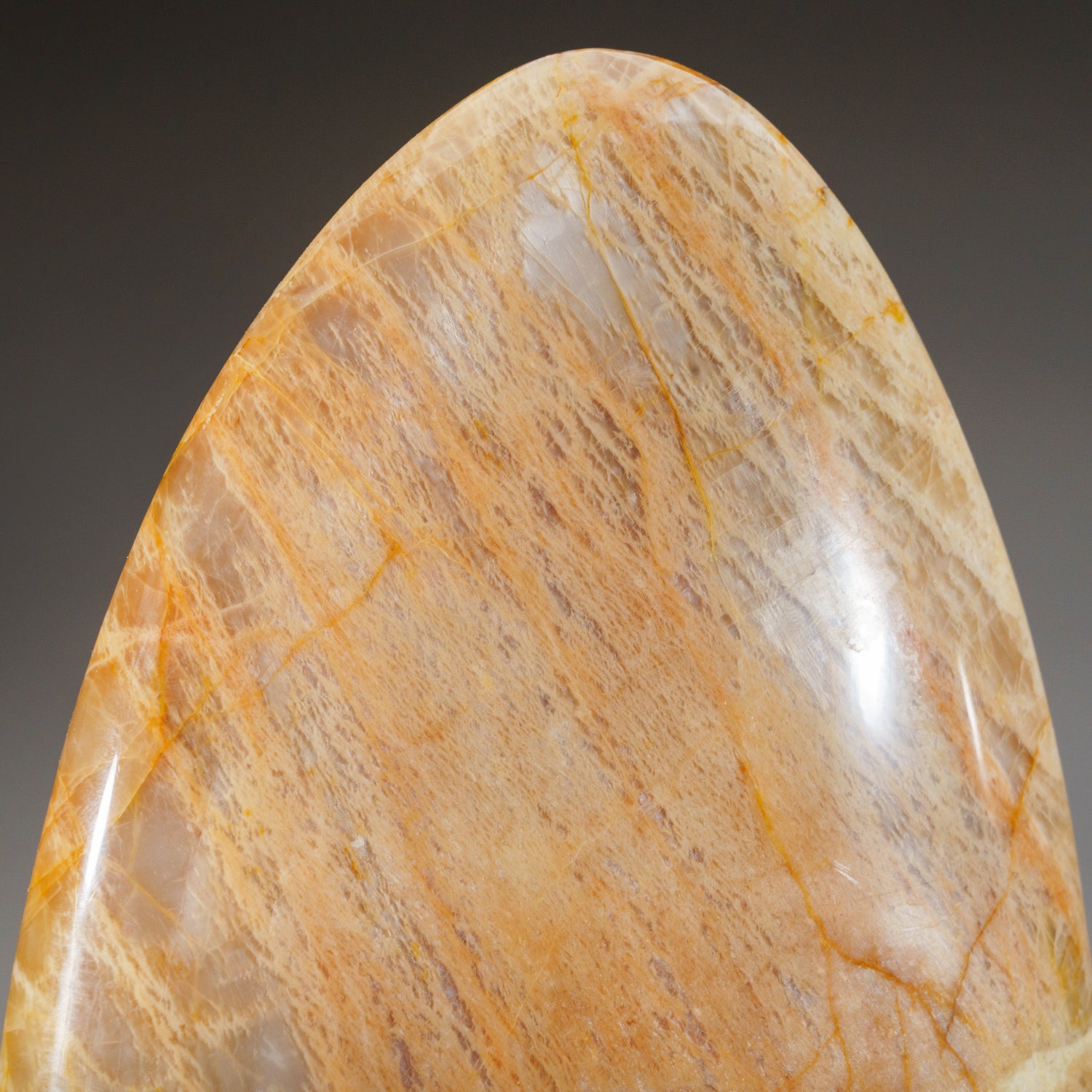 Genuine Polished Peach Moonstone Freeform from Madagascar (4 lbs)