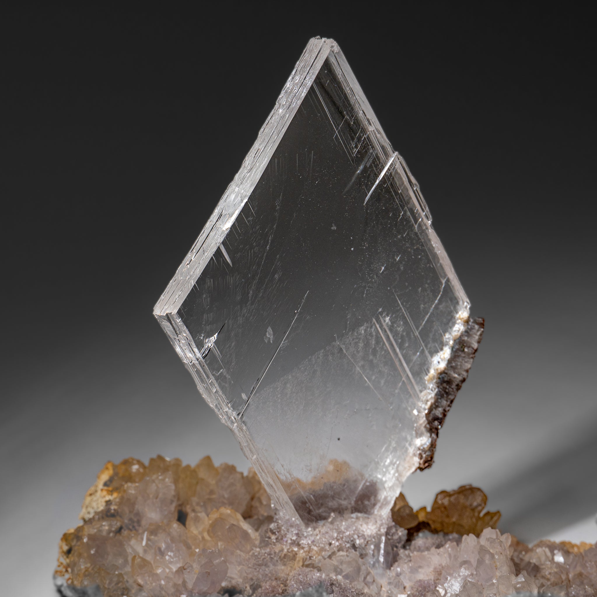 Gypsum Var. Selenite on Matrix from Rio Grande do Sul, Brazil (2 lbs)