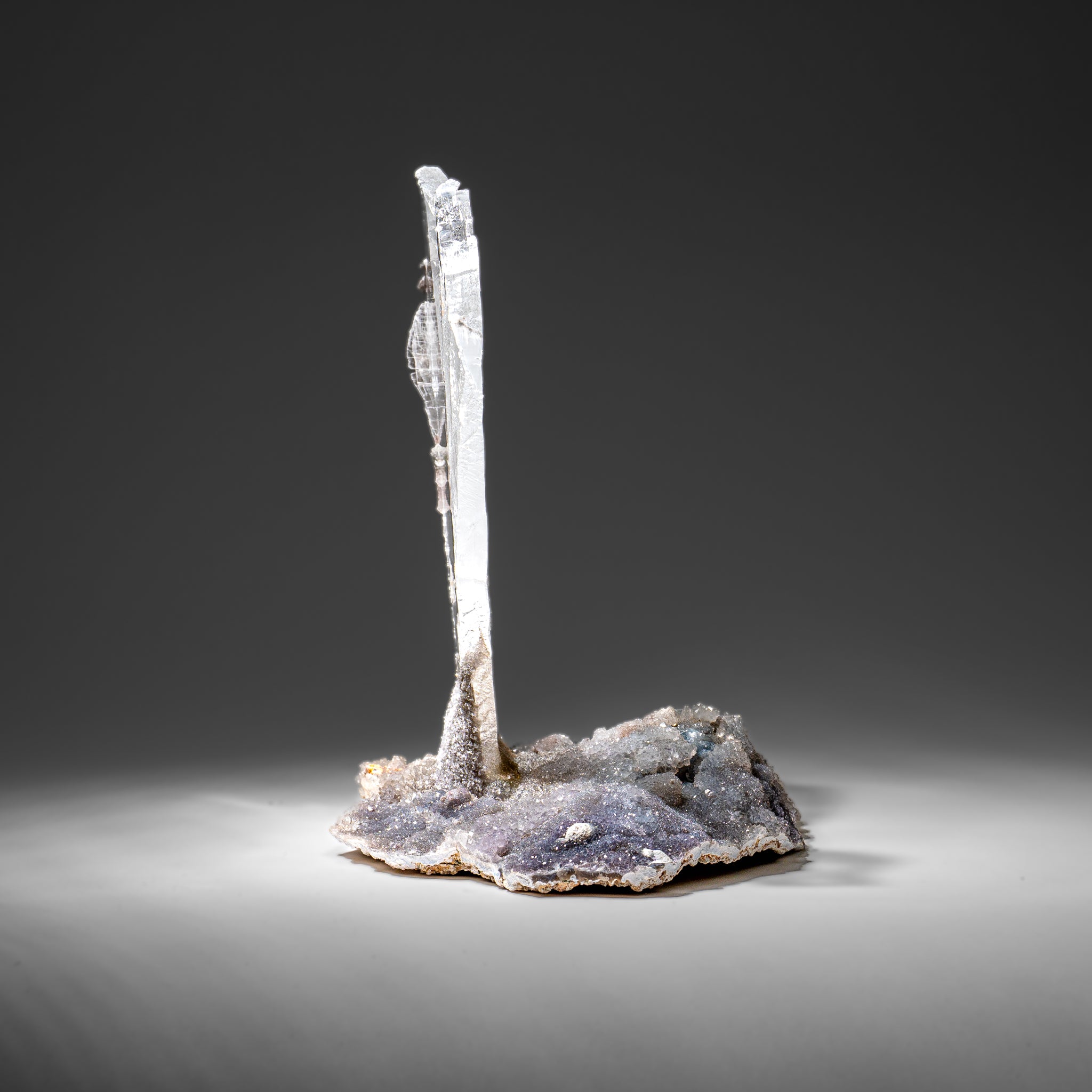 Gypsum Var. Selenite on Matrix from Rio Grande do Sul, Brazil (4.2 lbs)