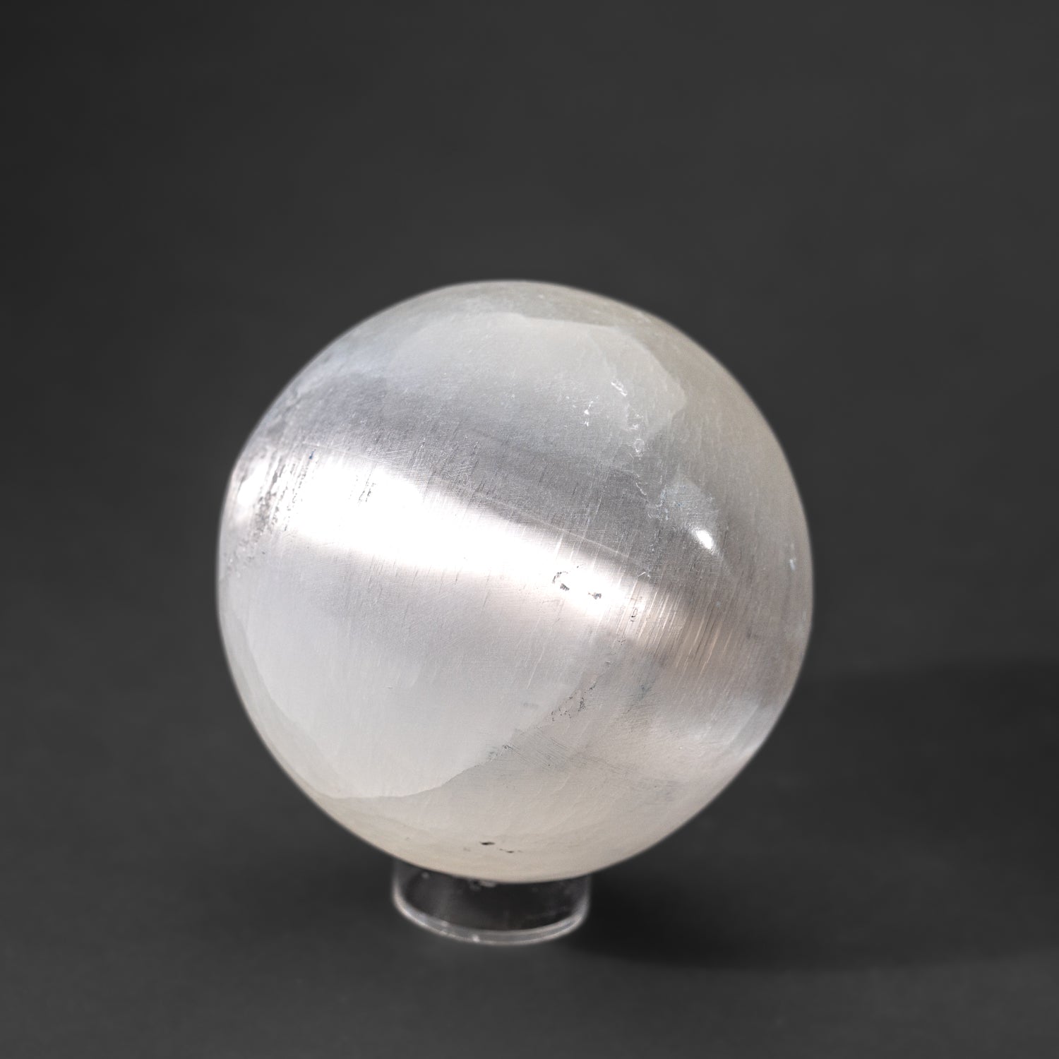 Genuine Polished Cats Eye Selenite (3.5") Medium Sphere