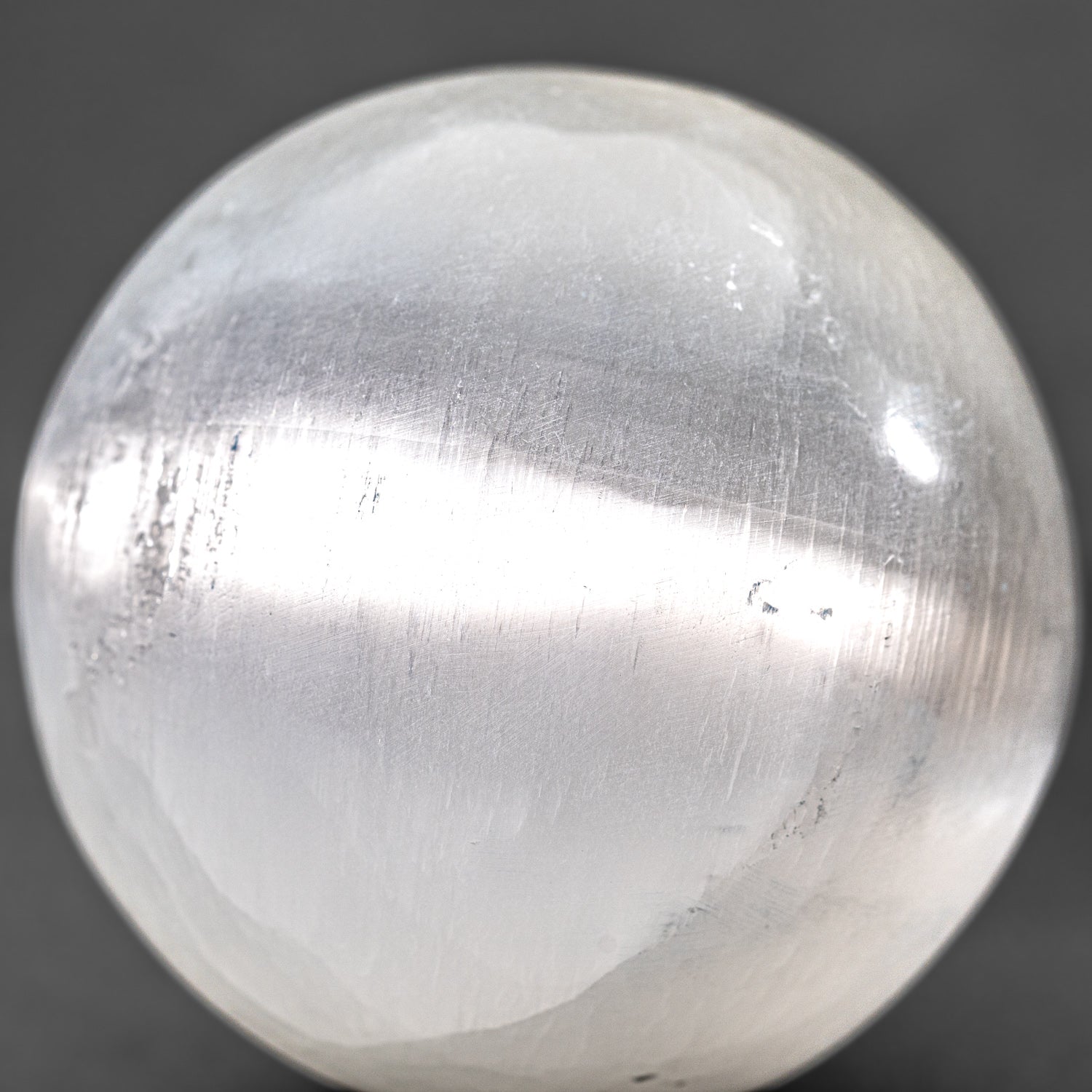 Genuine Polished Cats Eye Selenite (3.5") Medium Sphere