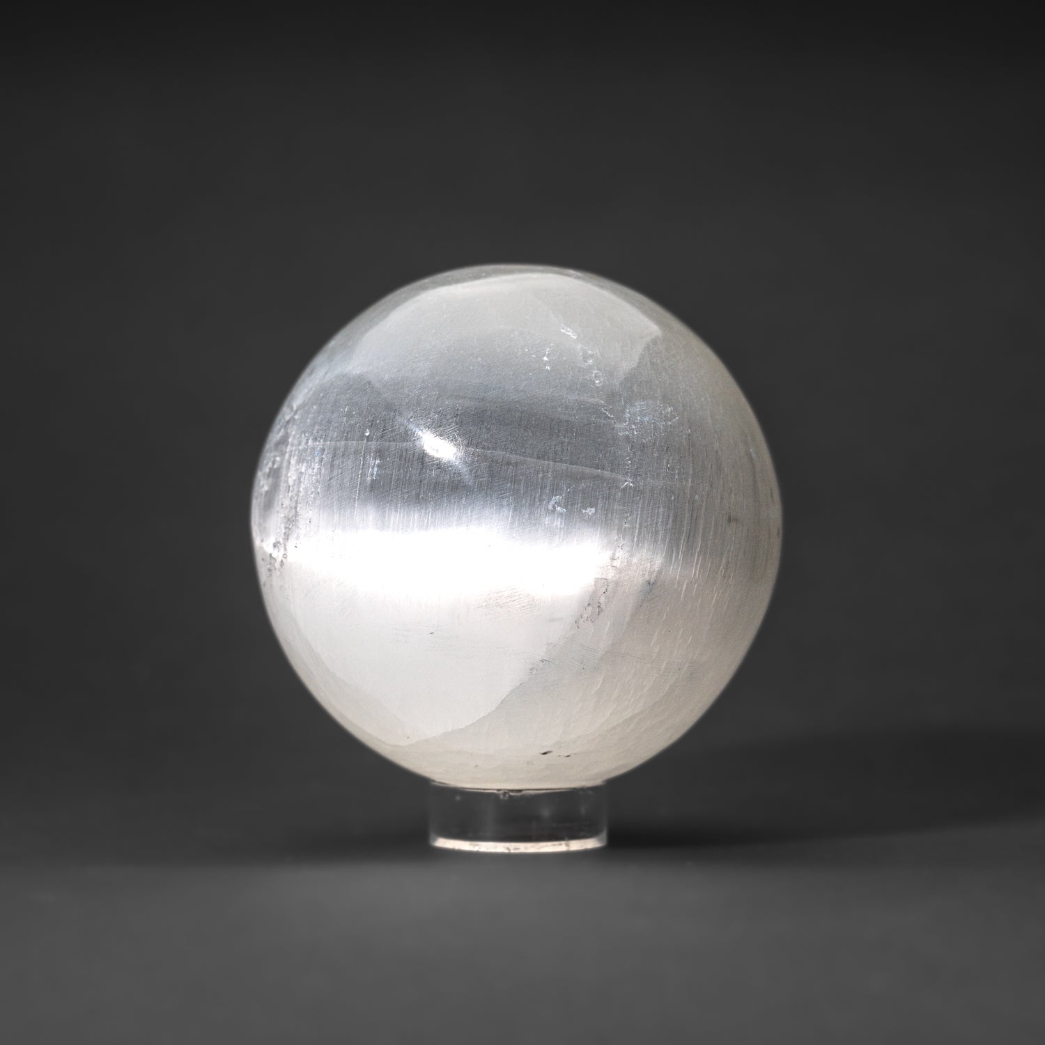 Genuine Polished Cats Eye Selenite (3.5") Medium Sphere