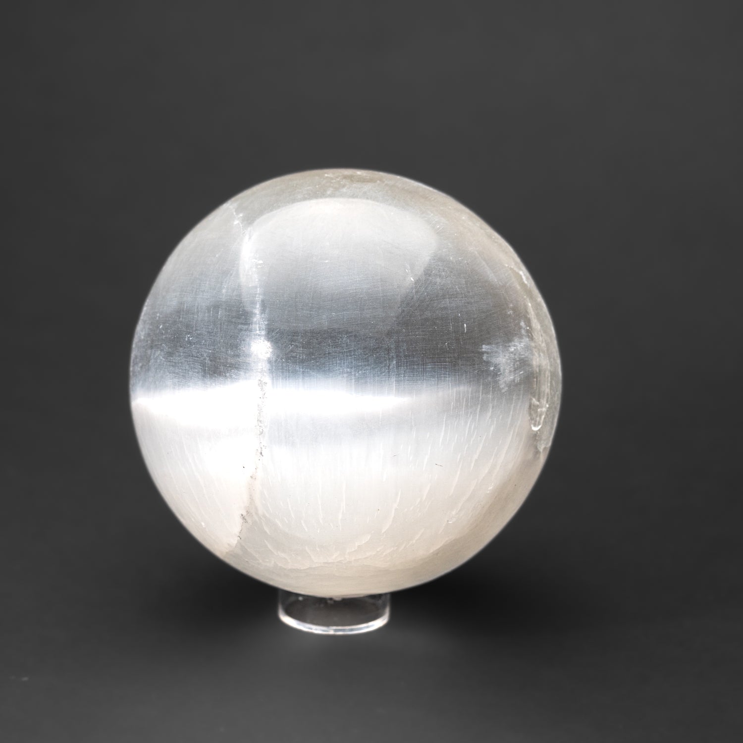 Genuine Polished Cats Eye Selenite (4.5") Extra Large Sphere