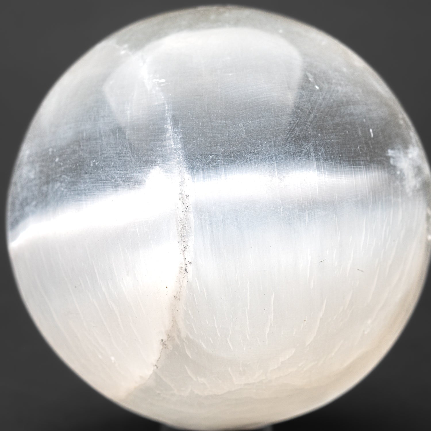 Genuine Polished Cats Eye Selenite (4.5") Extra Large Sphere